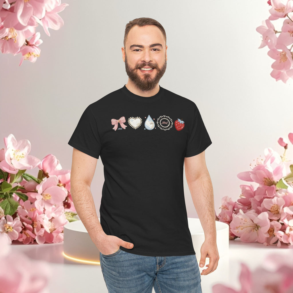 Pastel Cute Icons T-Shirt — Cute Pastel Icon Graphic Tee