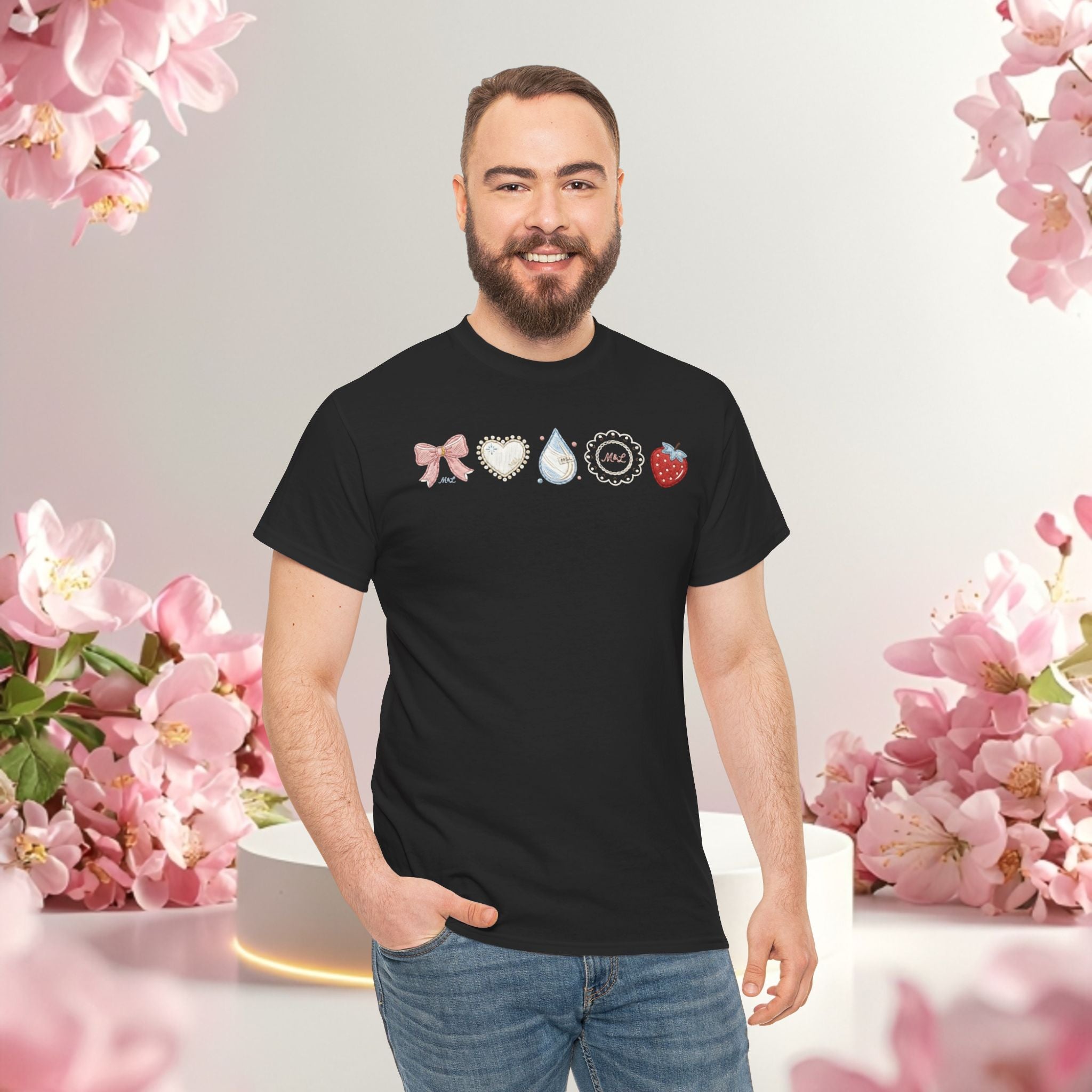 Pastel Cute Icons T-Shirt — Cute Pastel Icon Graphic Tee