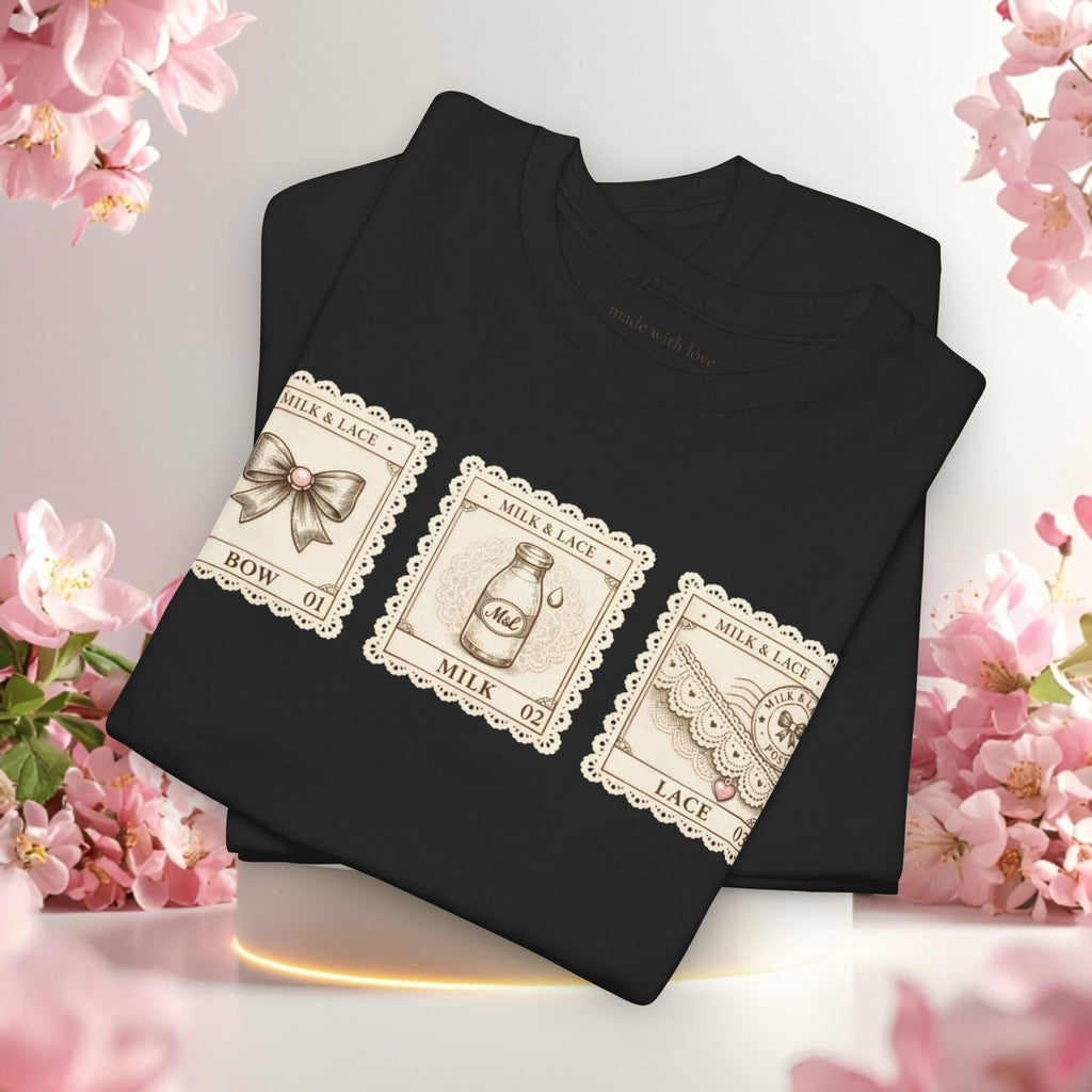 Vintage Botanical Stamp T-Shirt