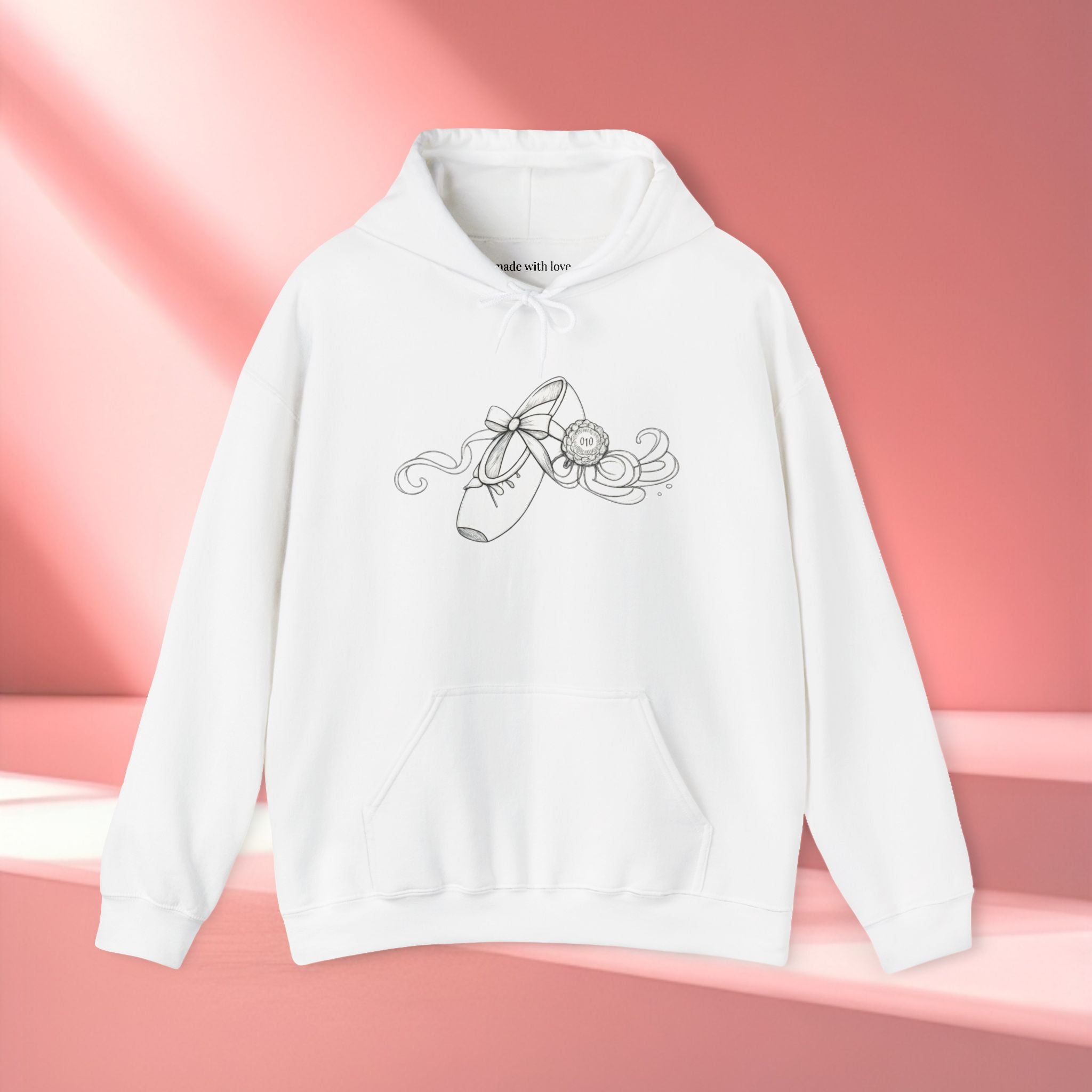 Ballet Dance Hoodie — Minimal Ballet Design