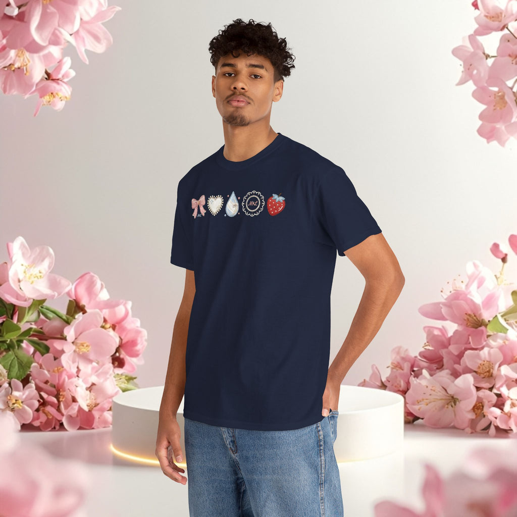 Pastel Cute Icons T-Shirt — Cute Pastel Icon Graphic Tee