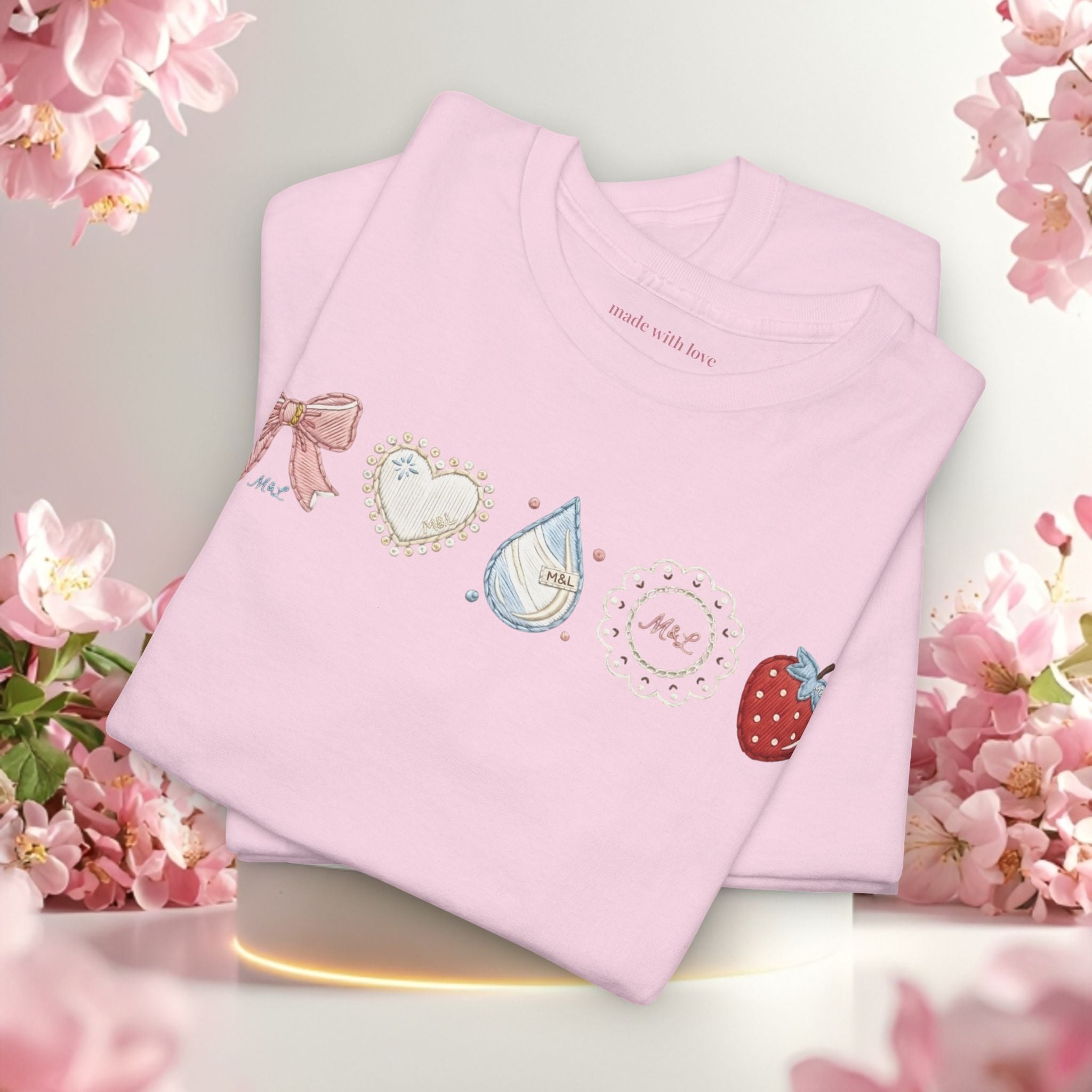 Pastel Cute Icons T-Shirt — Cute Pastel Icon Graphic Tee