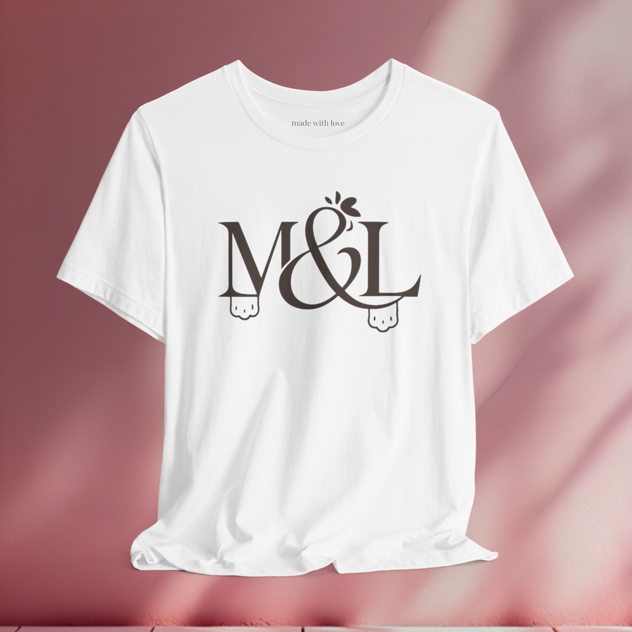 Romantic Feminine Brown Tee — Romance Graphic T-Shirt