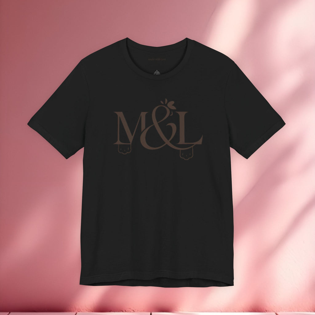 Romantic Feminine Brown Tee — Romance Graphic T-Shirt