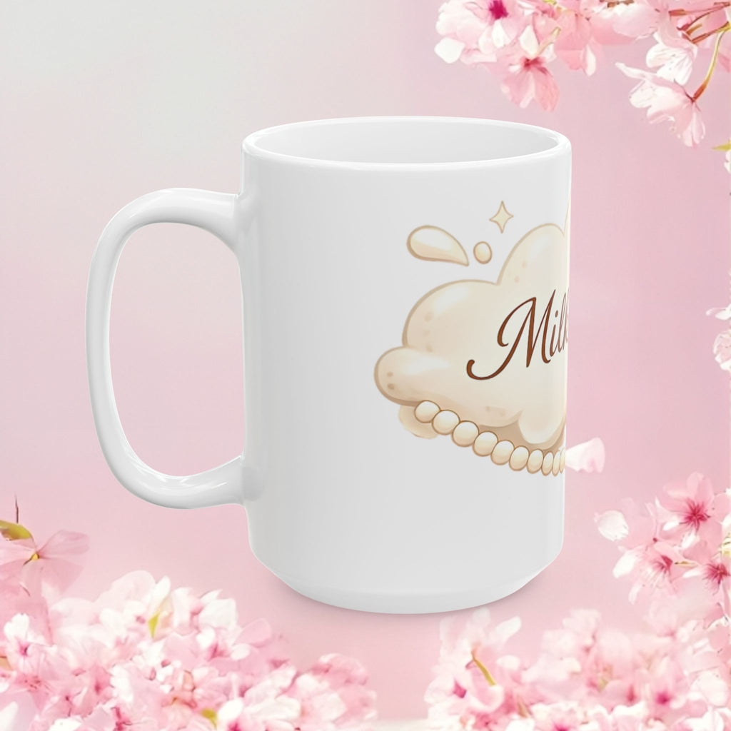 Vintage Elegant Script Ceramic Mug — Classic Script Design (11oz & 15oz)