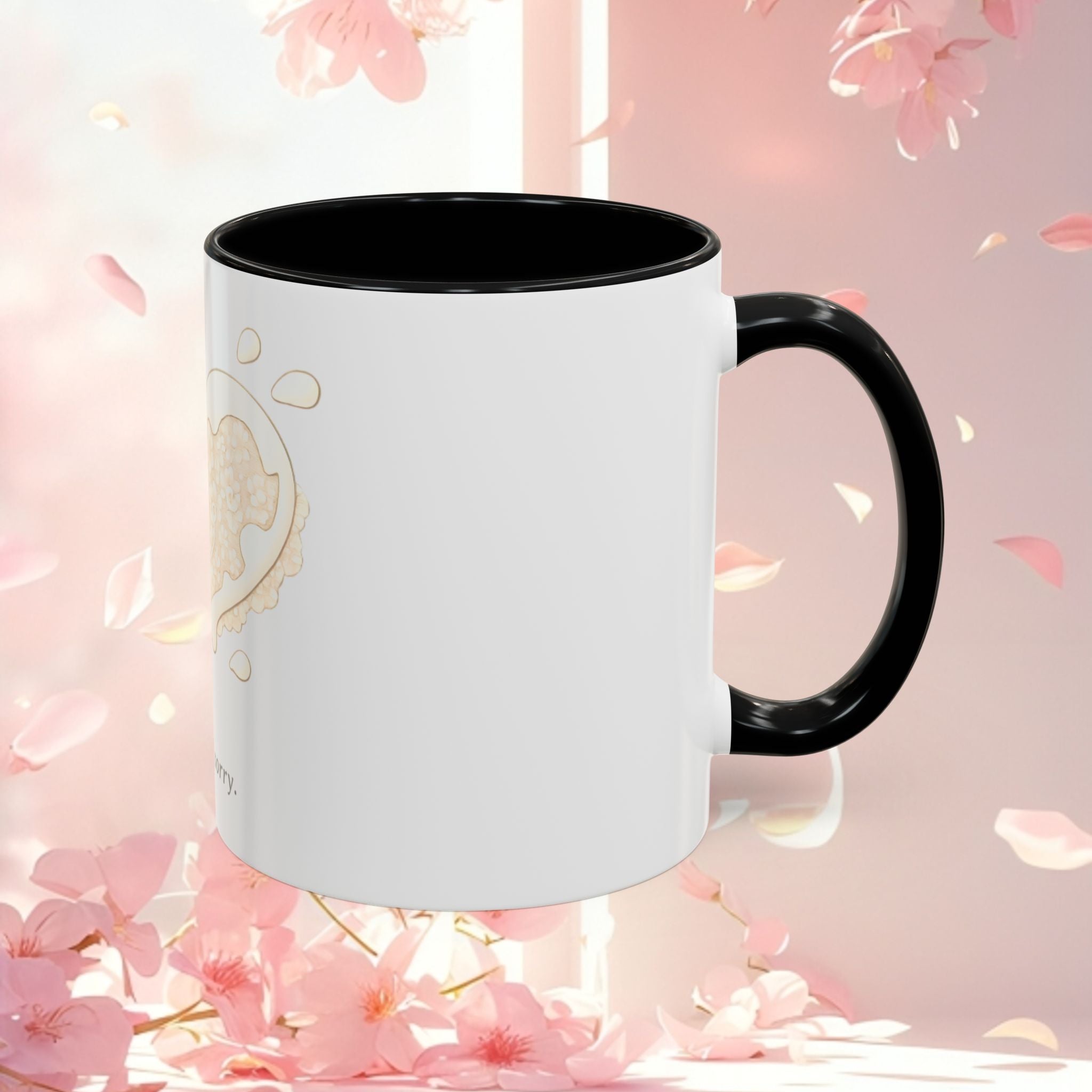 Playful Dessert Illustration Accent Coffee Mug — 11/15oz