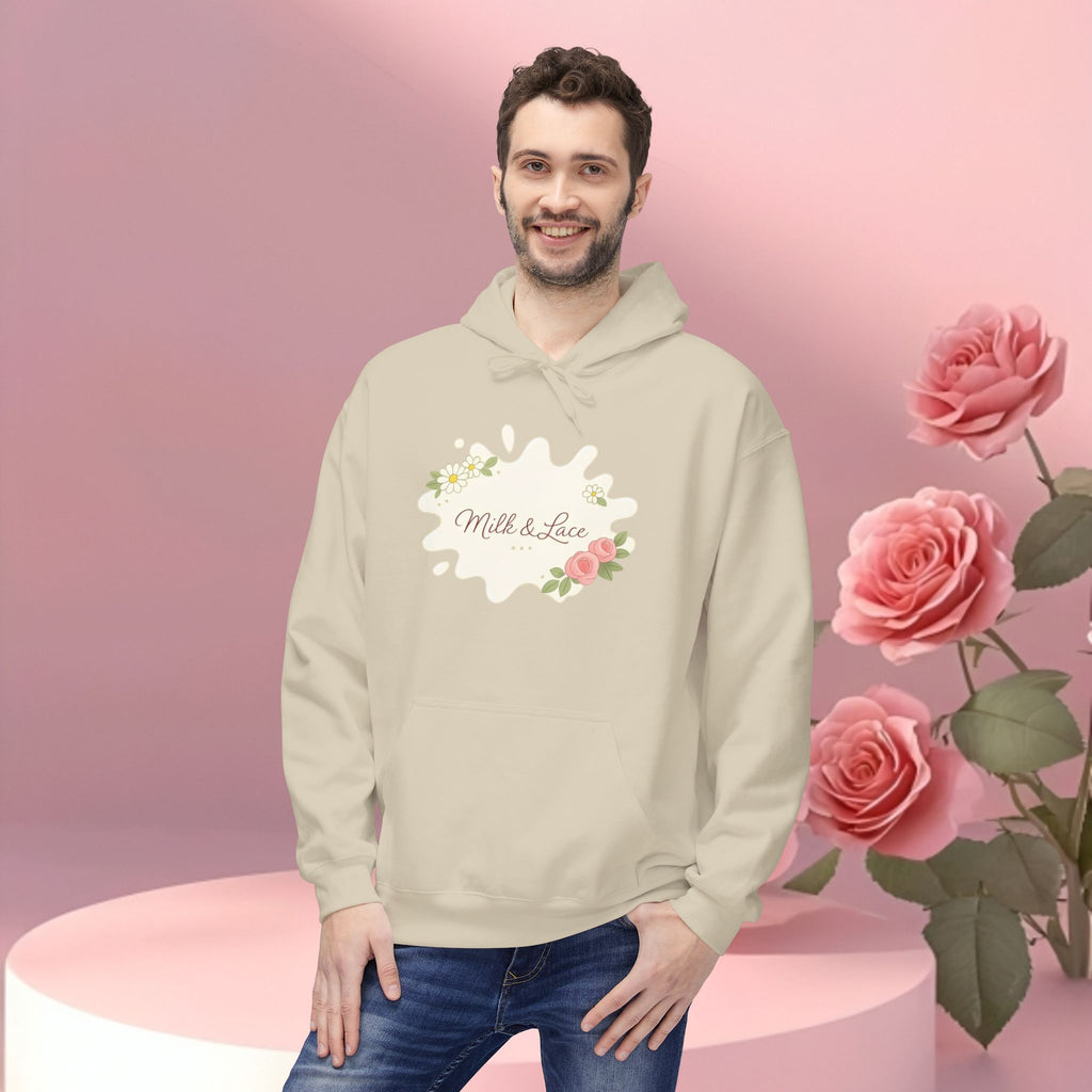 Cozy Floral Fleece Hoodie — Soft, Floral Comfort