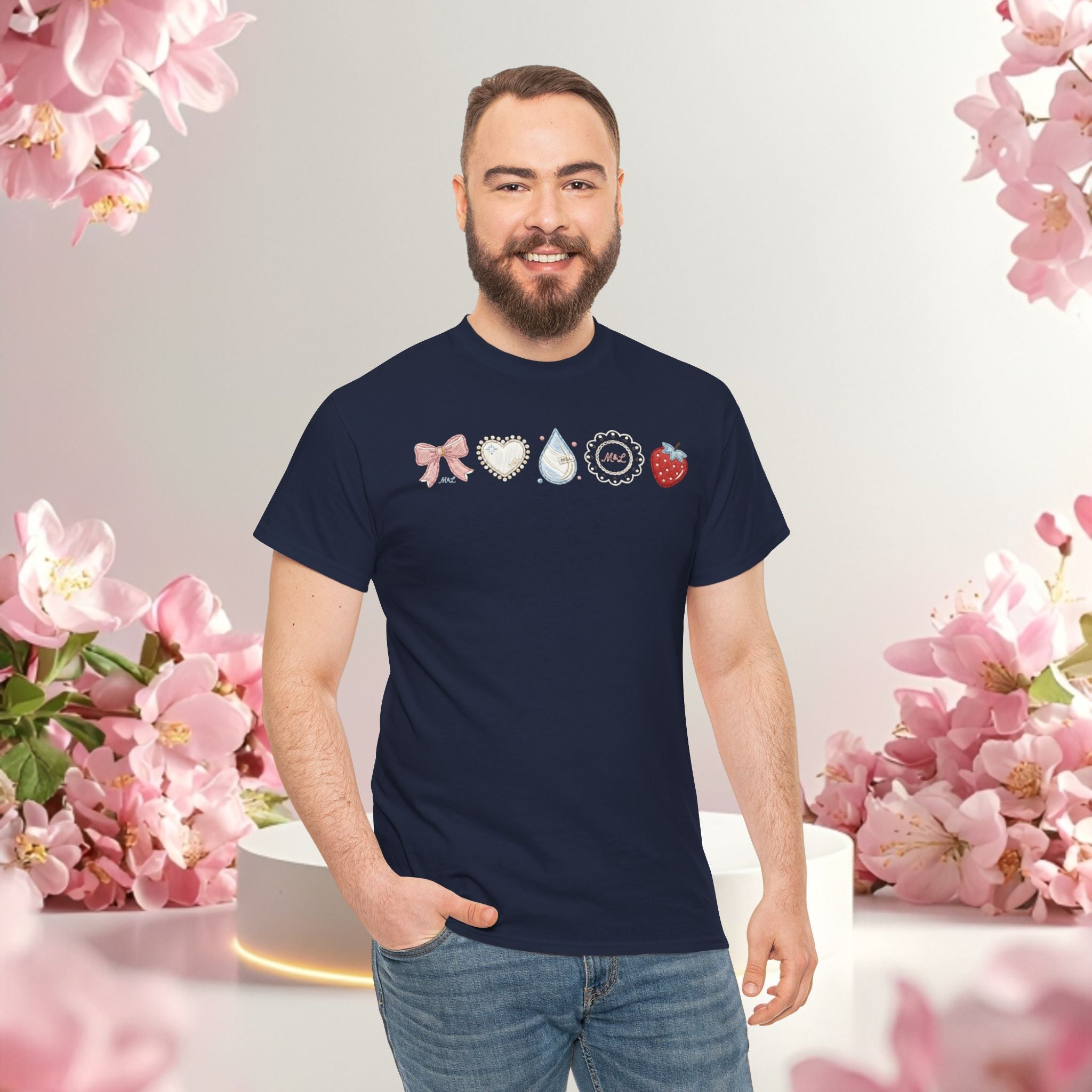 Pastel Cute Icons T-Shirt — Cute Pastel Icon Graphic Tee