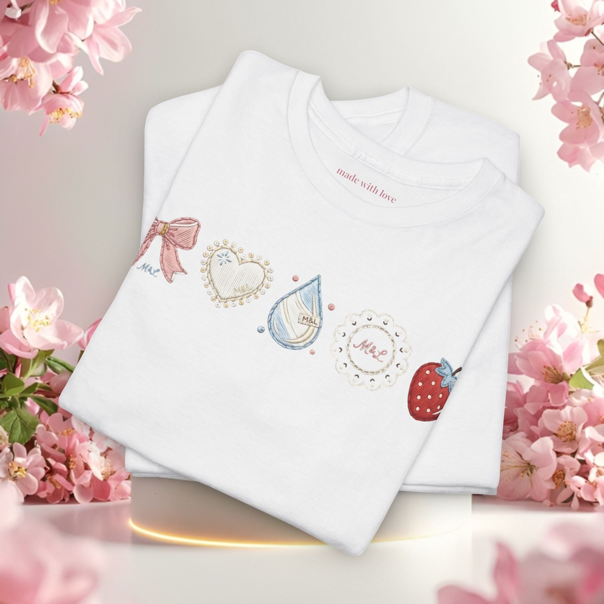 Pastel Cute Icons T-Shirt — Cute Pastel Icon Graphic Tee