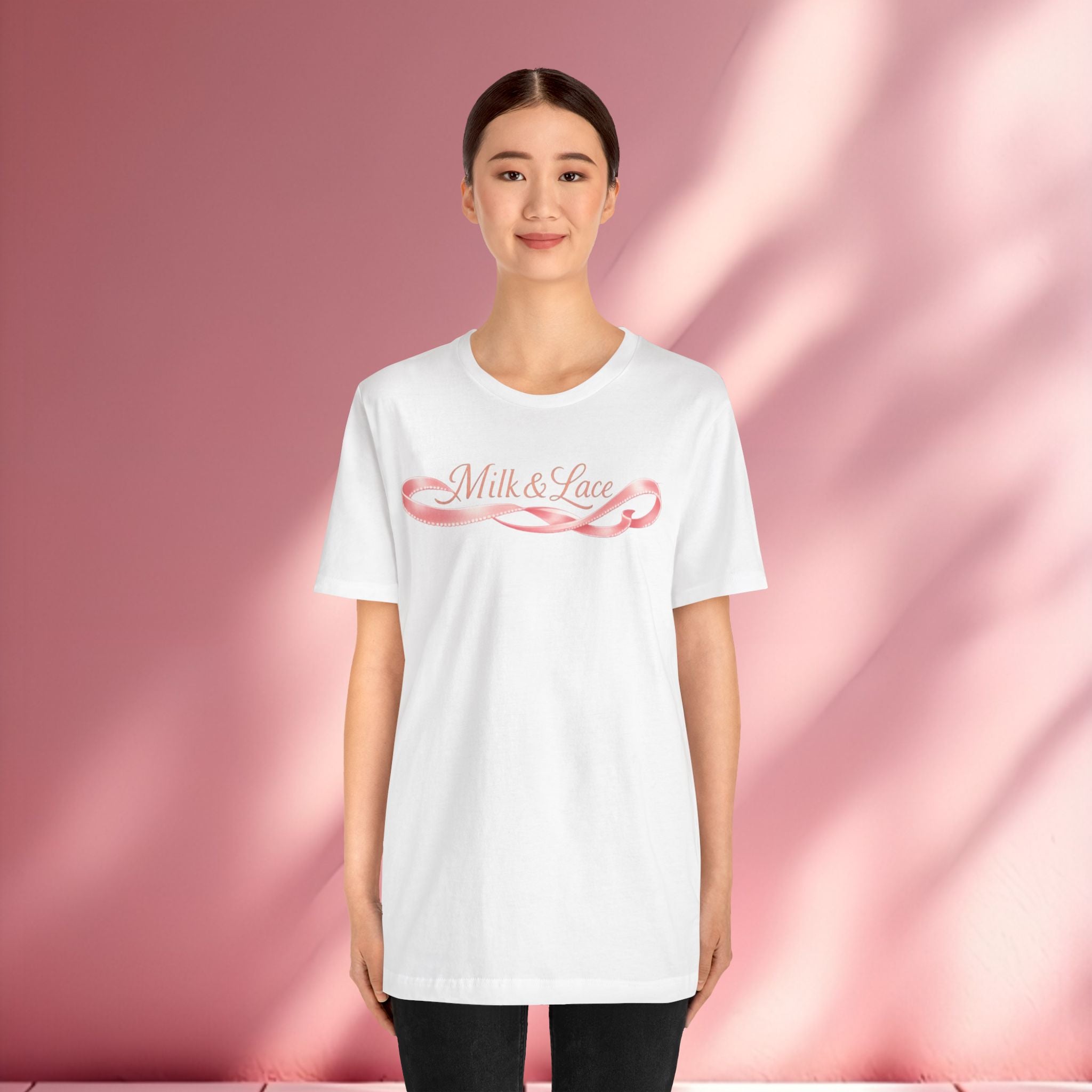 Casual Pink Graphic T-Shirt — Women's Casual Pink Tee