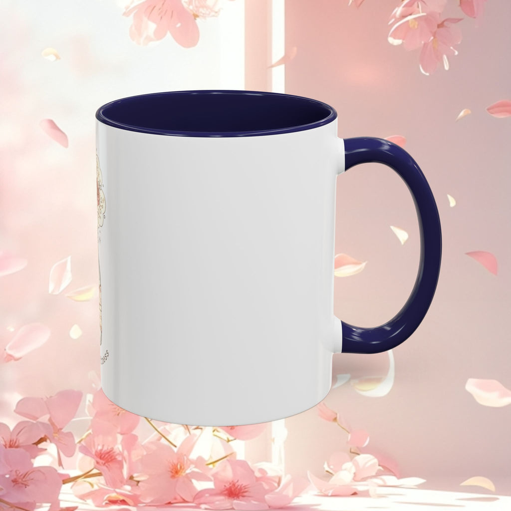 Soft Floral Accent Coffee Mug — Gentle Floral 11/15oz