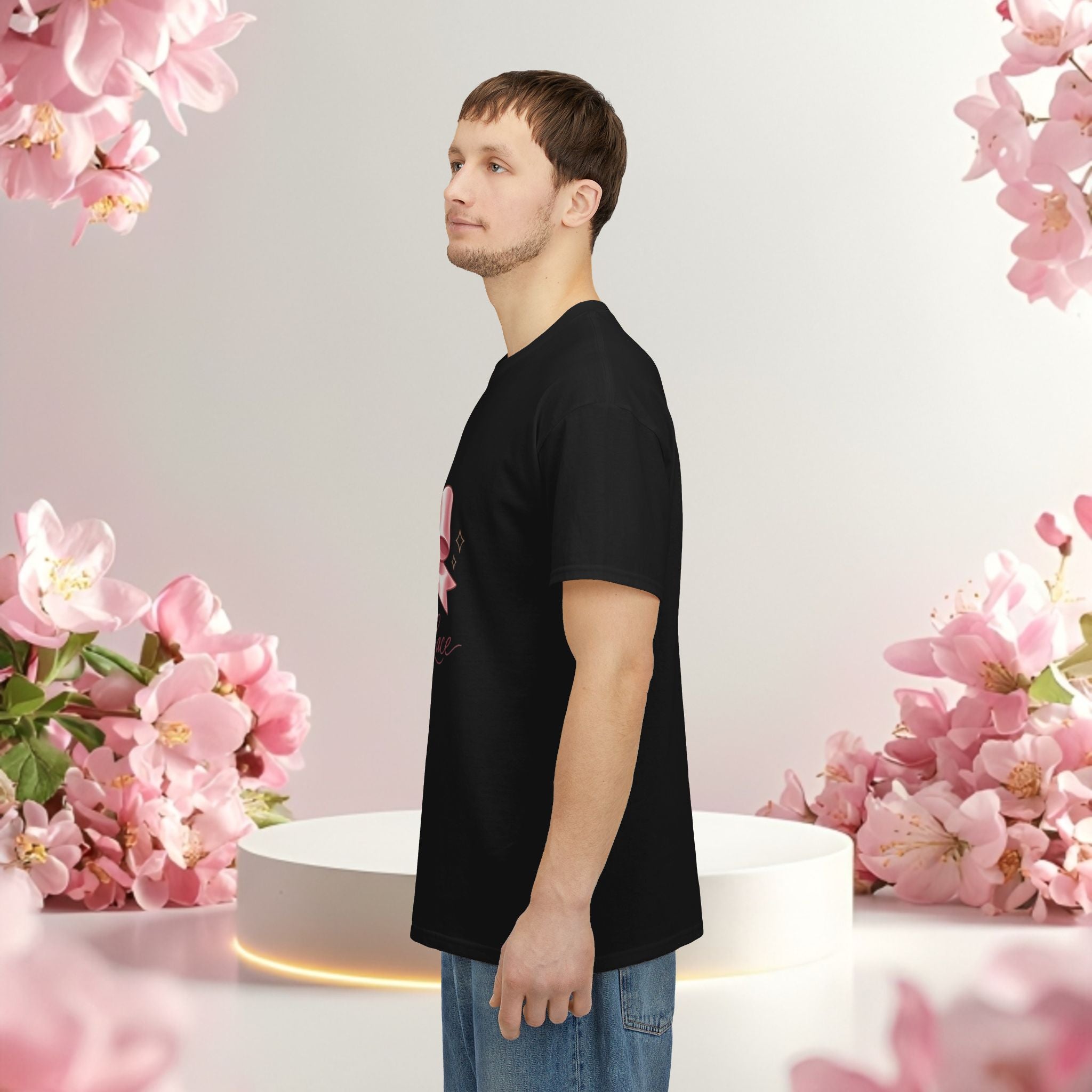 Pink Graphic Tee — Simple Minimalist Design