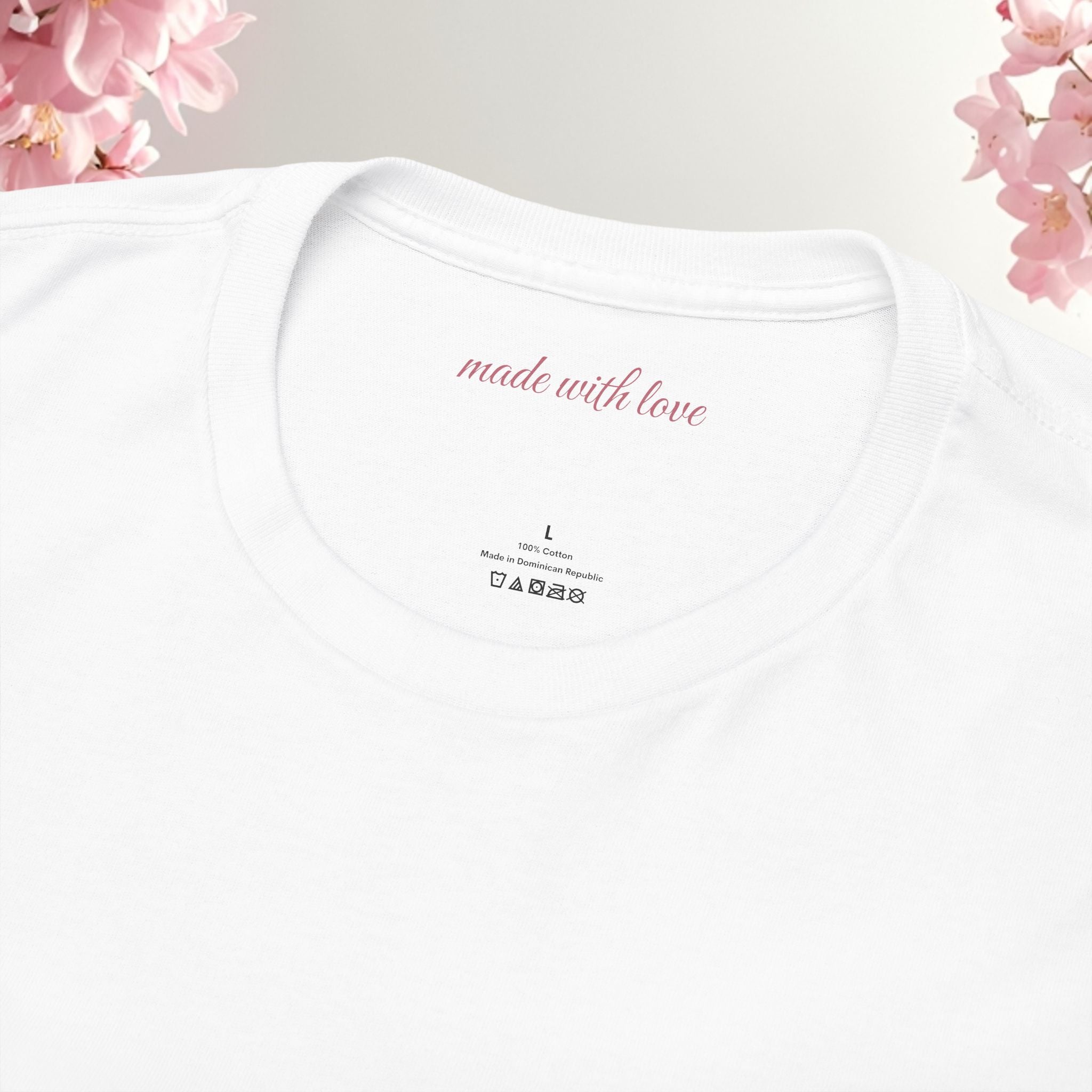Pink Graphic Tee — Simple Minimalist Design