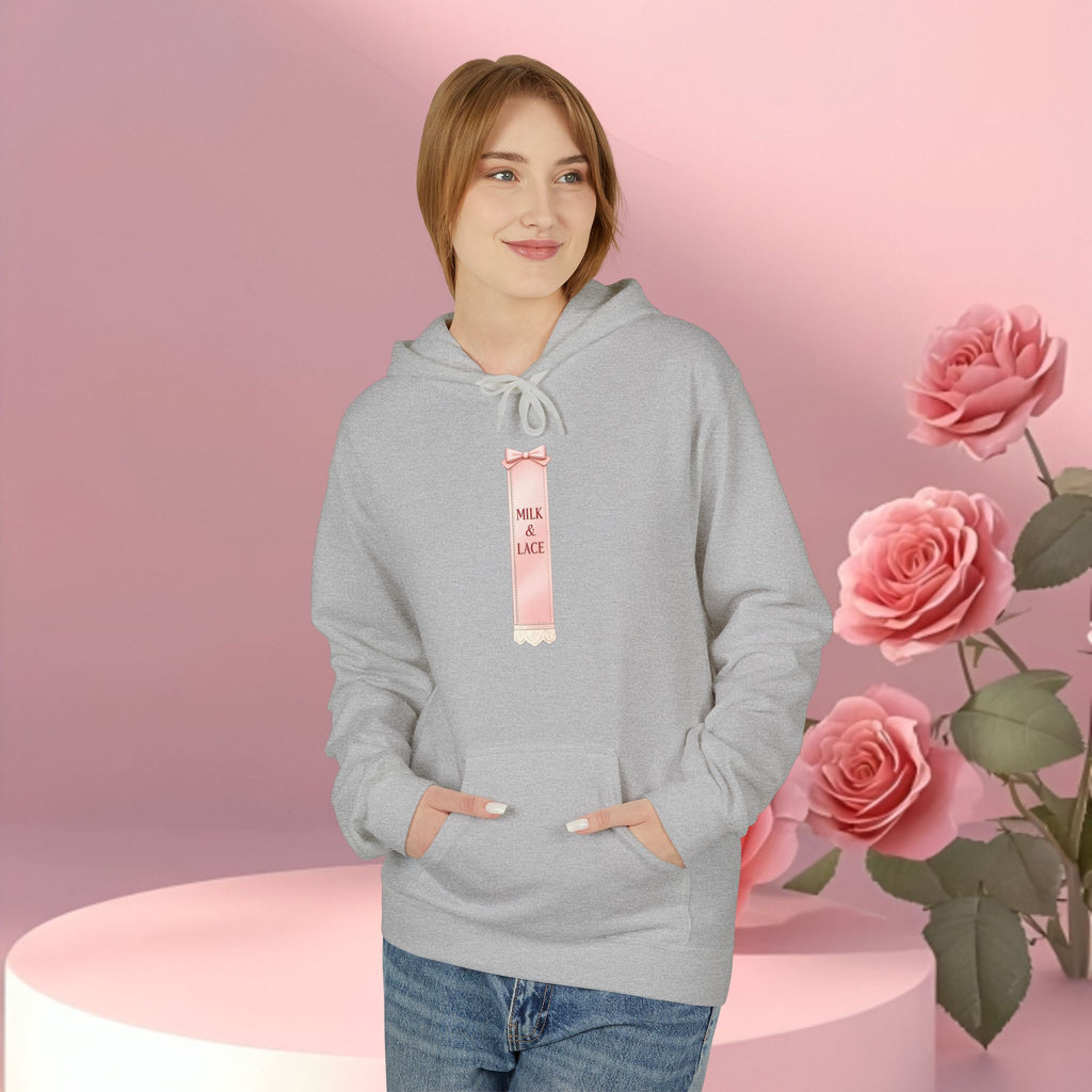 Pink Minimalist Feminine Hoodie