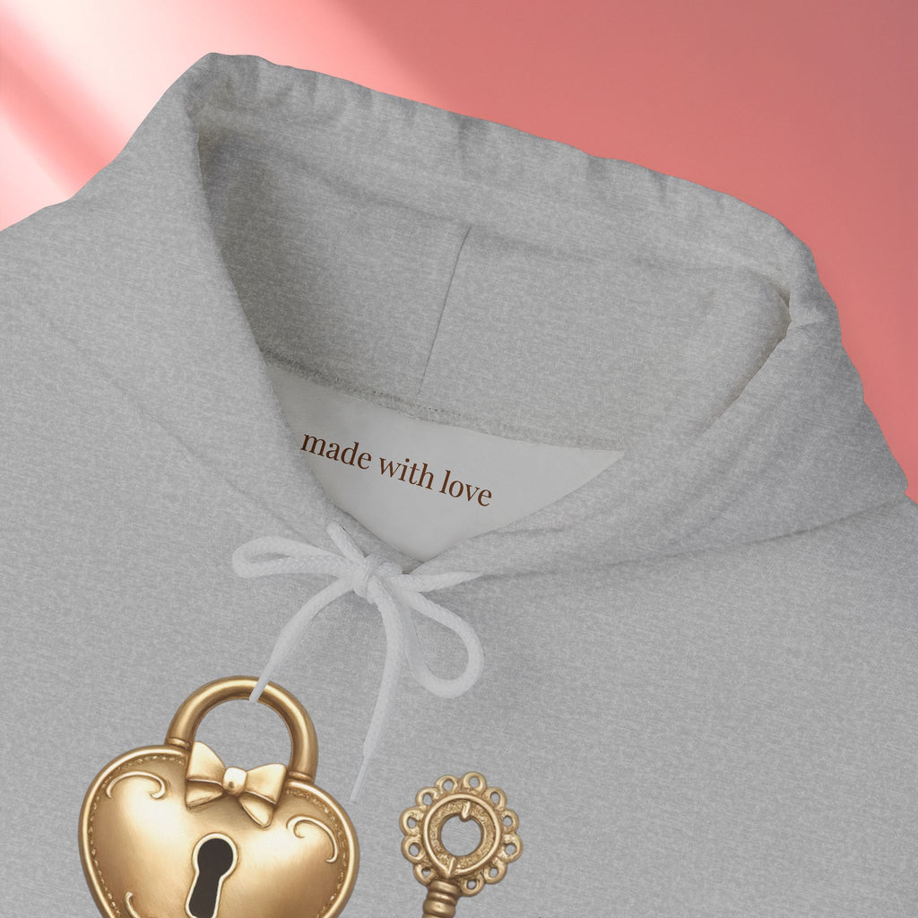 Gold Romantic Graphic Hoodie