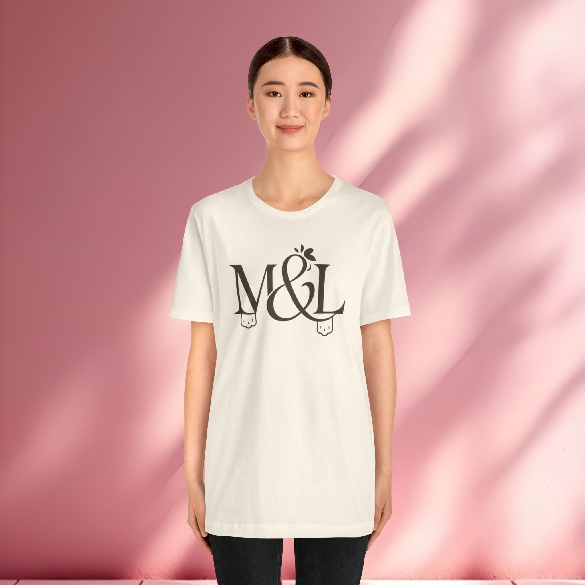 Romantic Feminine Brown Tee — Romance Graphic T-Shirt