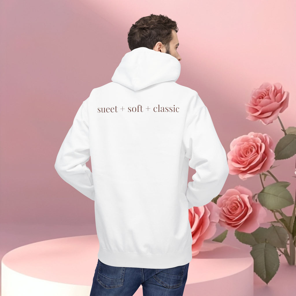 ''sueet / soft / delicate'' — Cherry Graphic Fleece Hoodie