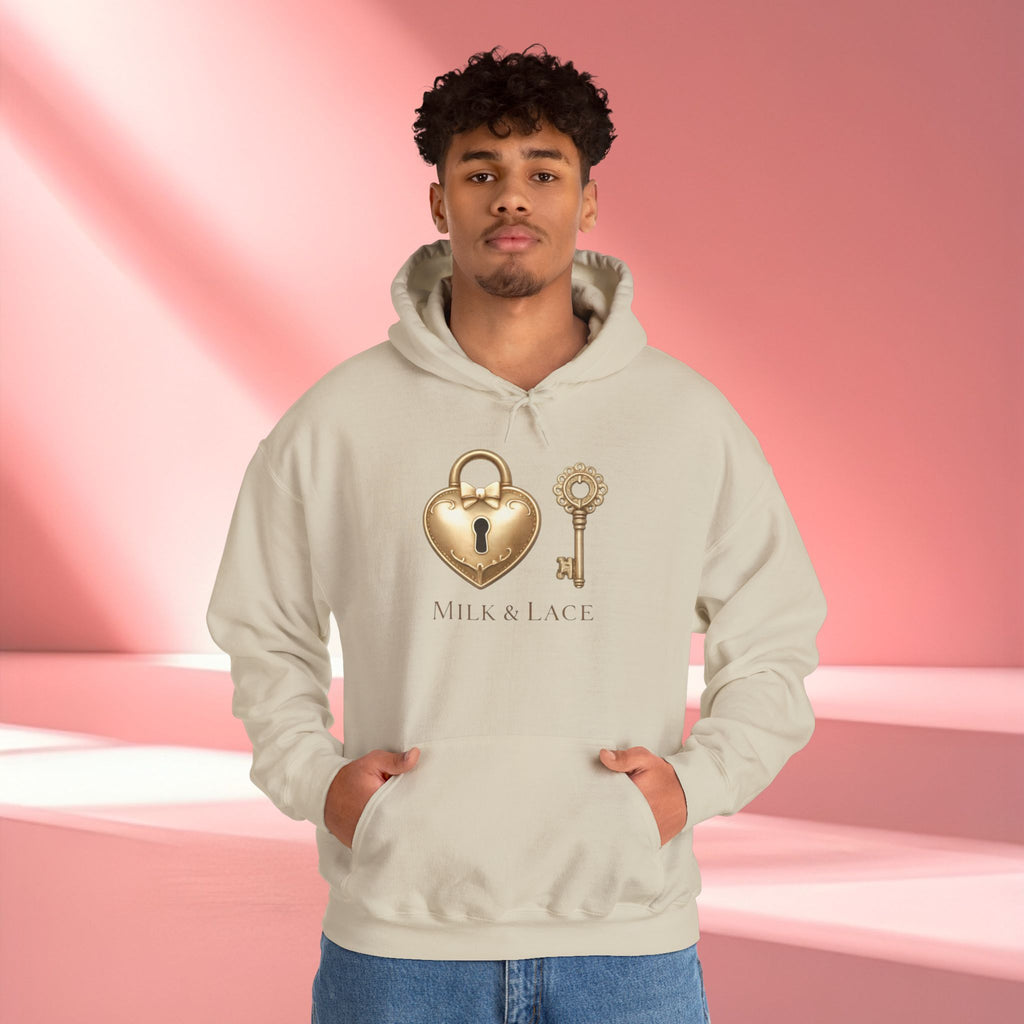Gold Romantic Graphic Hoodie