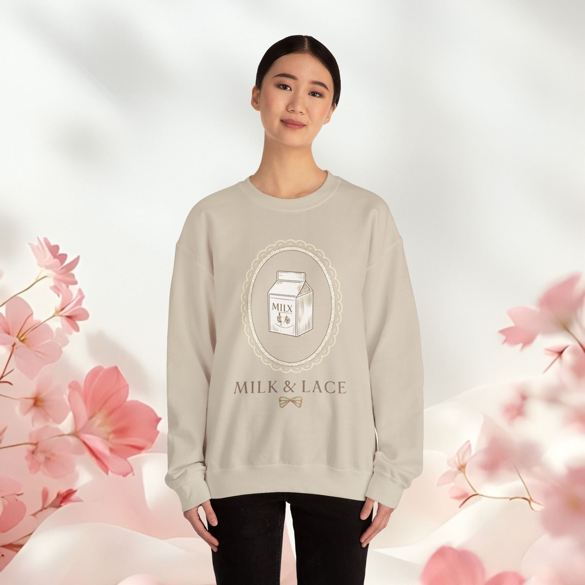 Pastel Graphic Crewneck Sweatshirt — Soft Pastel Cozy Comfort