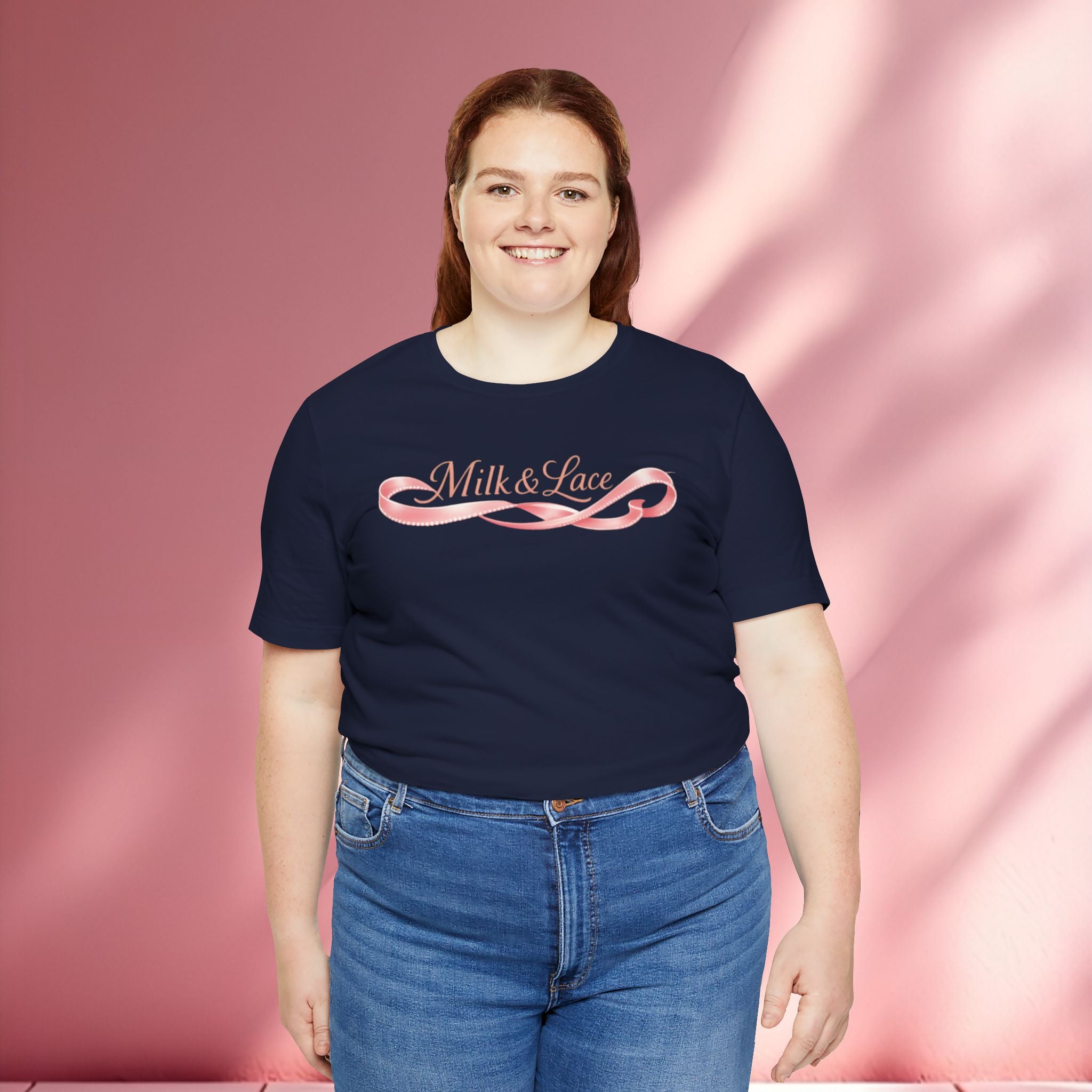 Casual Pink Graphic T-Shirt — Women's Casual Pink Tee