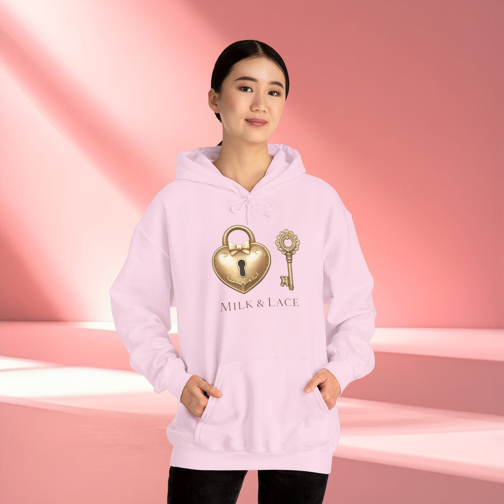 Gold Romantic Graphic Hoodie