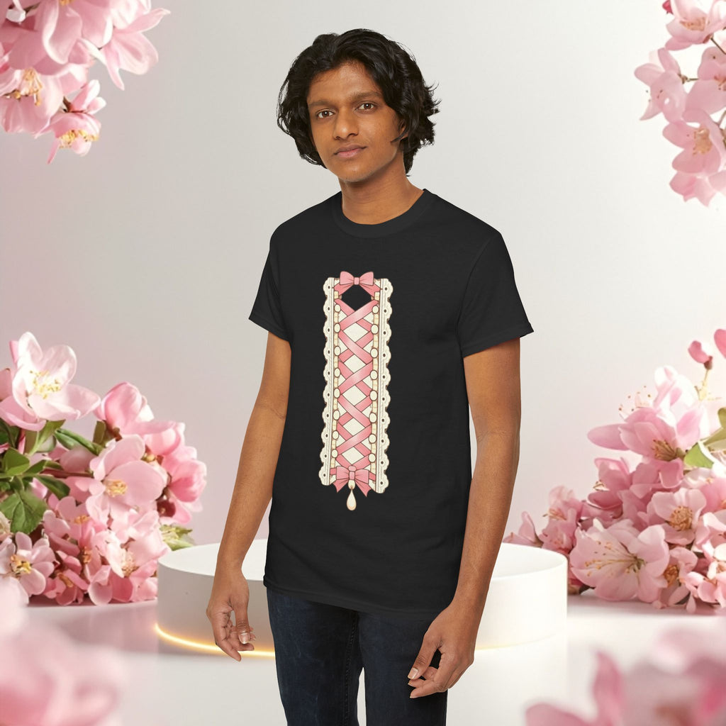 Pink Corset Ribbon T-Shirt
