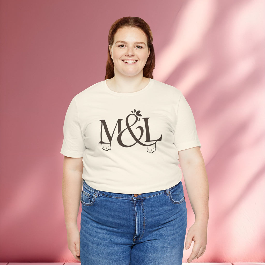 Romantic Feminine Brown Tee — Romance Graphic T-Shirt