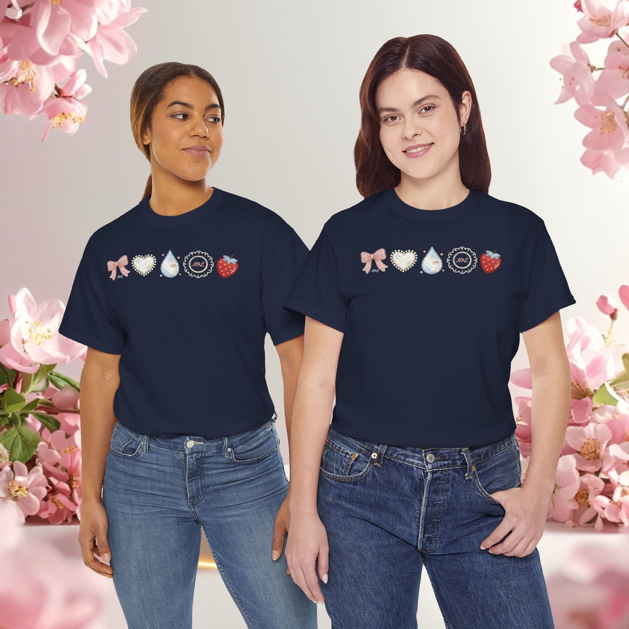 Pastel Cute Icons T-Shirt — Cute Pastel Icon Graphic Tee