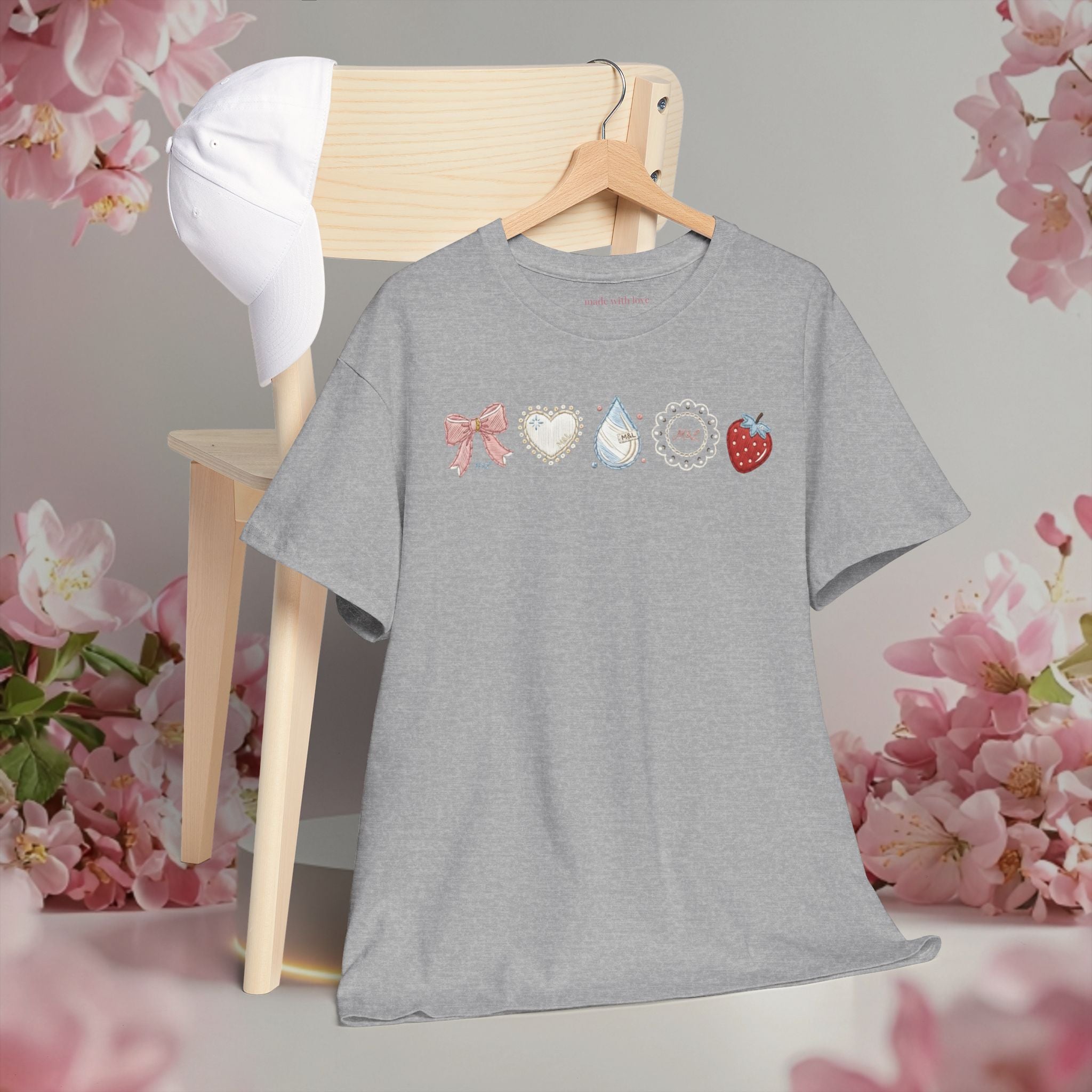 Pastel Cute Icons T-Shirt — Cute Pastel Icon Graphic Tee