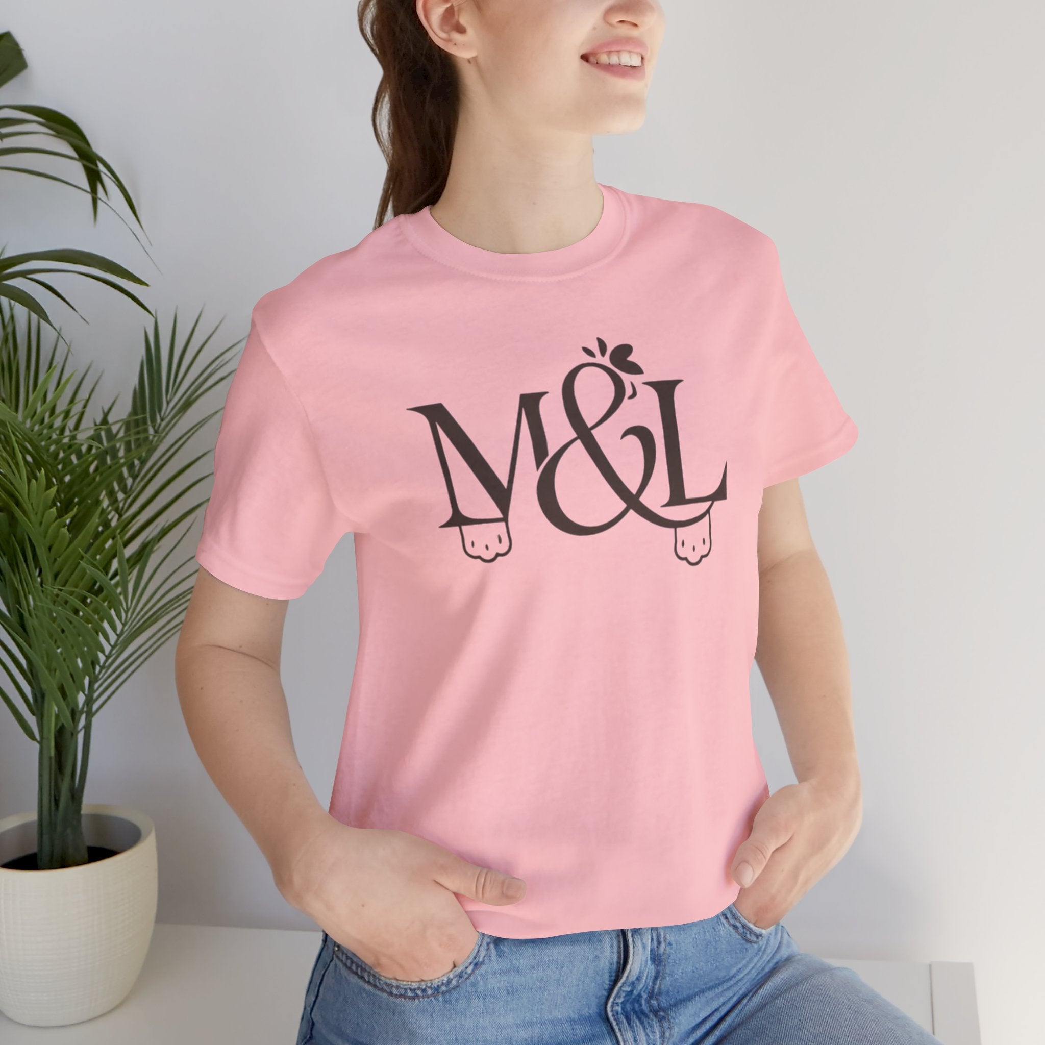 Romantic Feminine Brown Tee — Romance Graphic T-Shirt