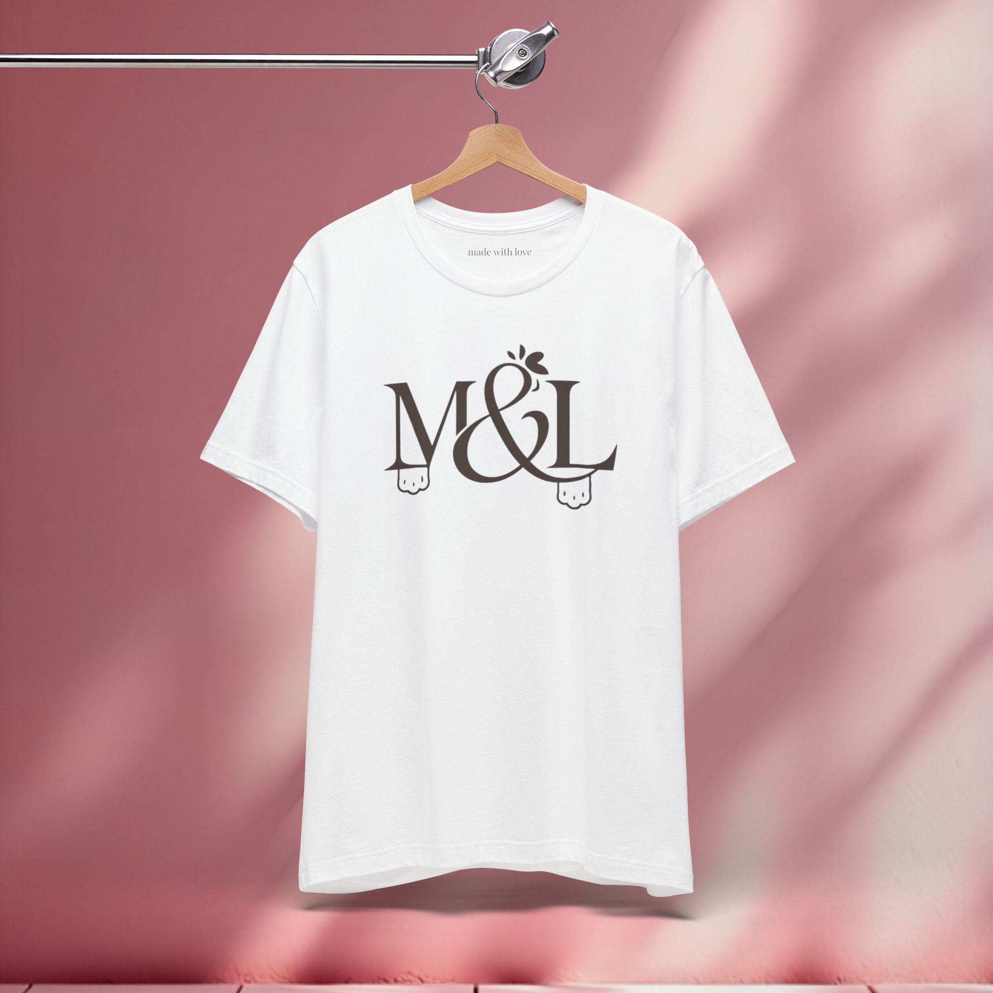 Romantic Feminine Brown Tee — Romance Graphic T-Shirt