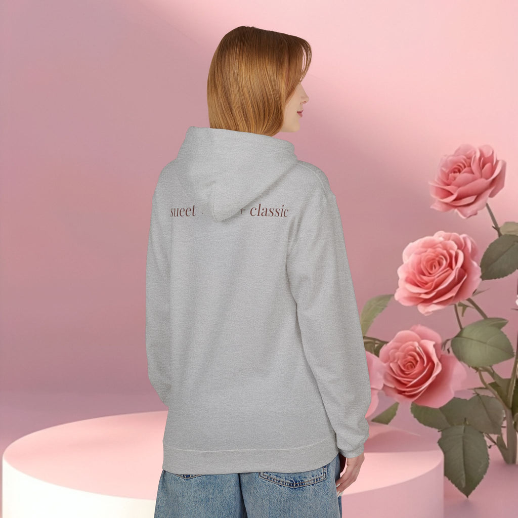 ''sueet / soft / delicate'' — Cherry Graphic Fleece Hoodie