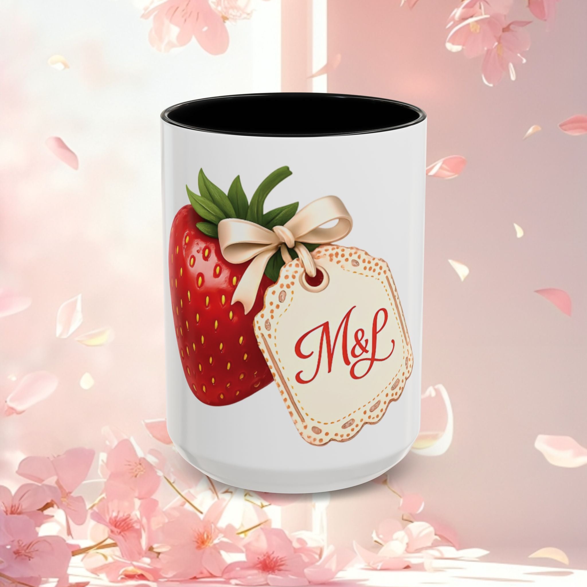 Vintage Hand-Drawn Accent Coffee Mug — Sweet Retro Artwork (11/15oz)