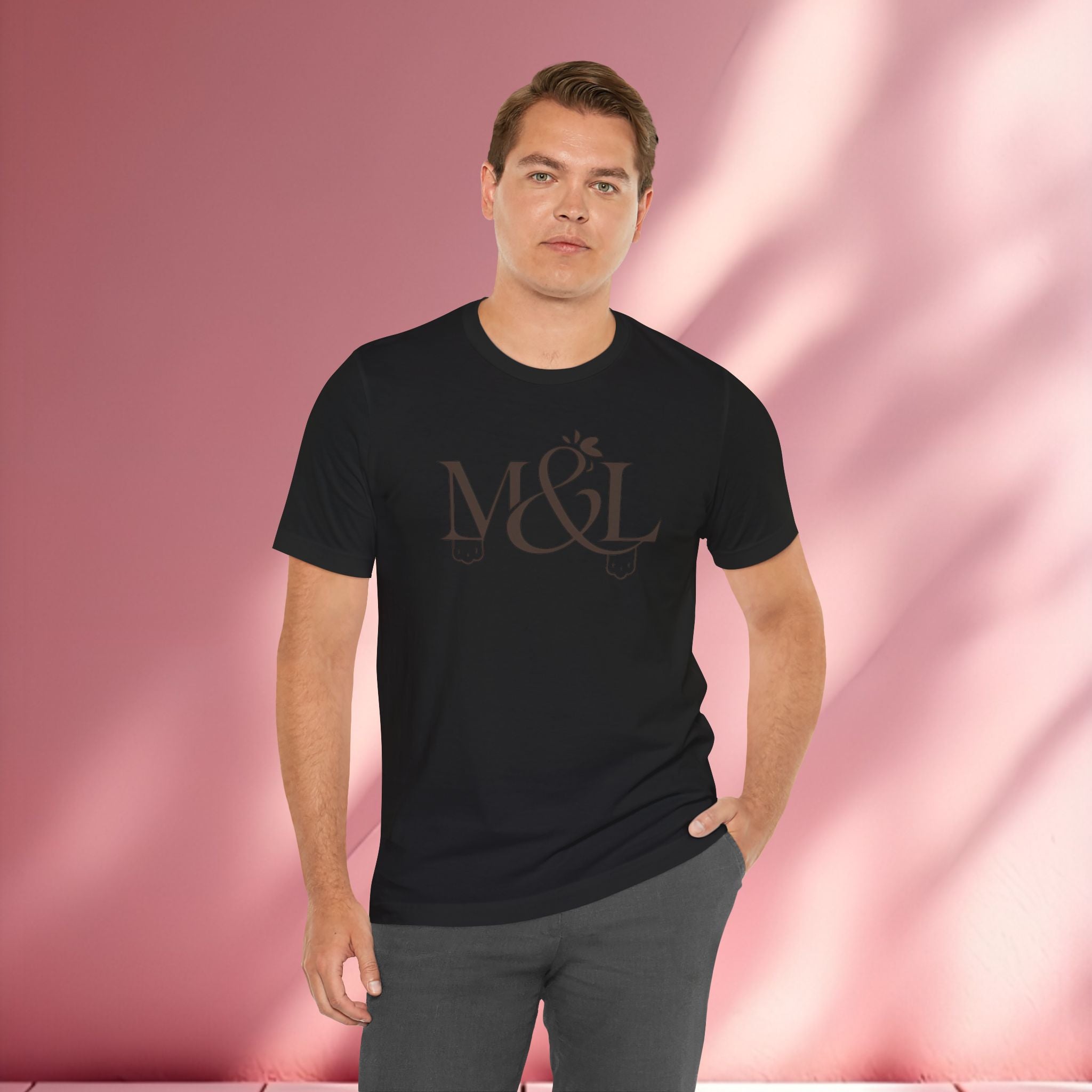 Romantic Feminine Brown Tee — Romance Graphic T-Shirt