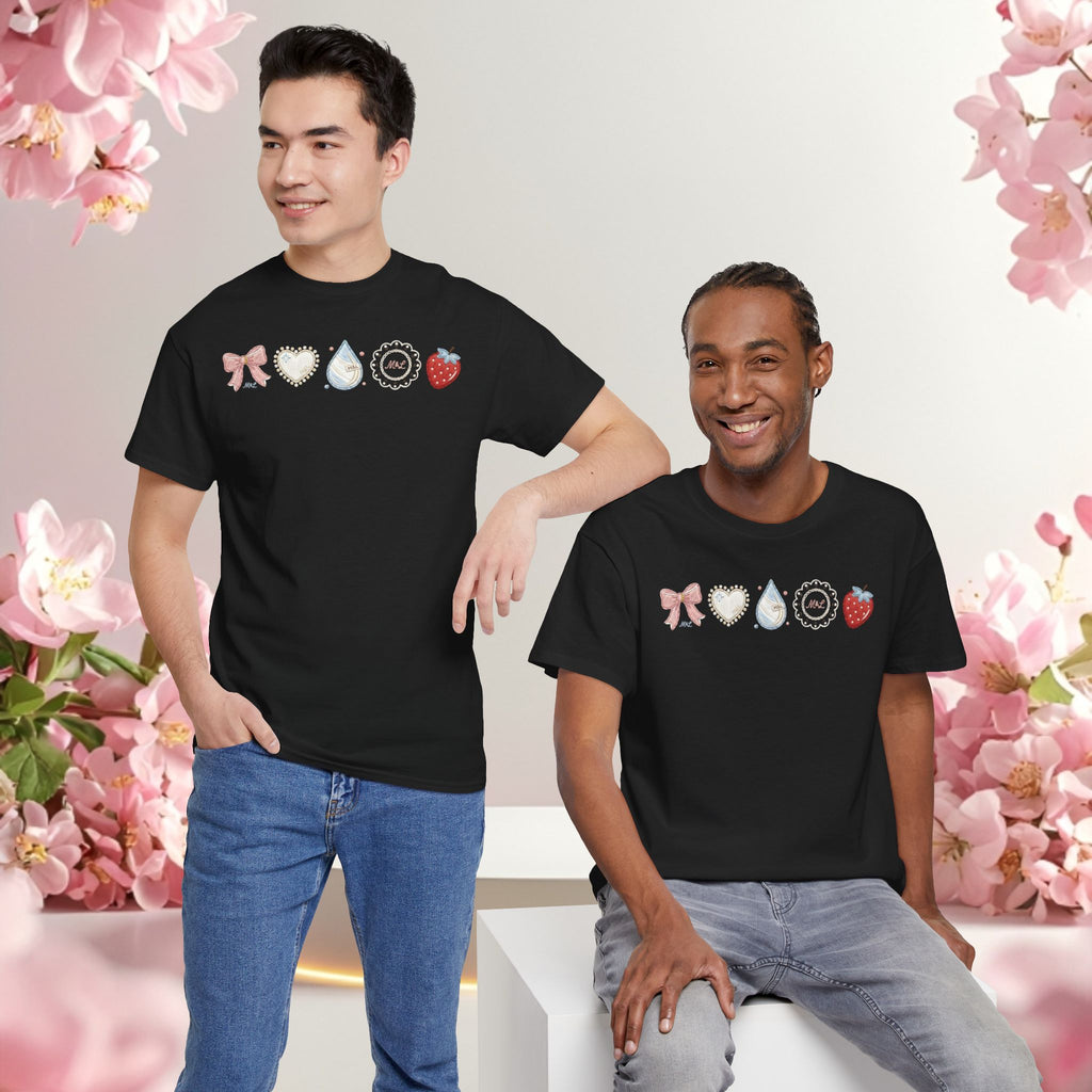 Pastel Cute Icons T-Shirt — Cute Pastel Icon Graphic Tee