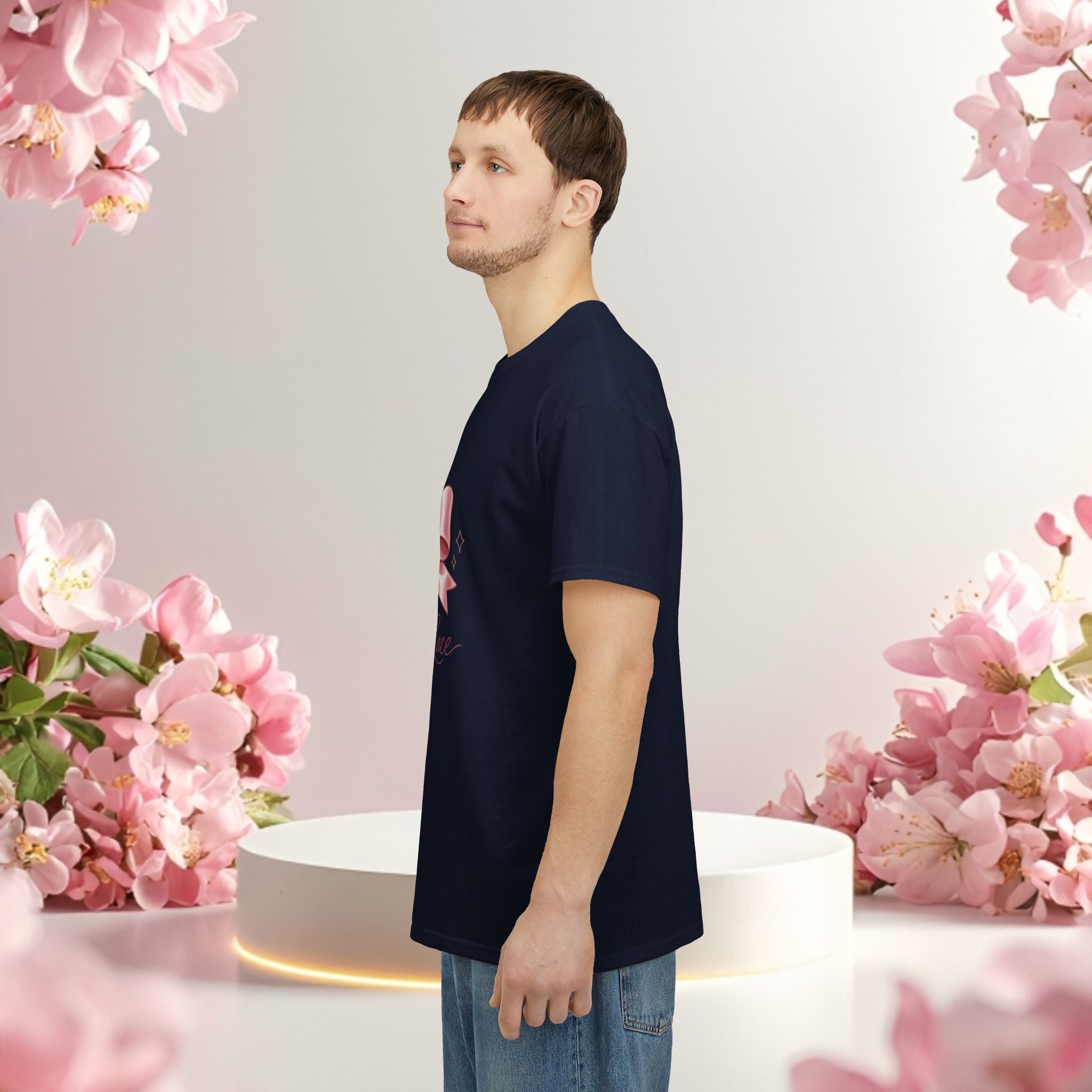 Pink Graphic Tee — Simple Minimalist Design