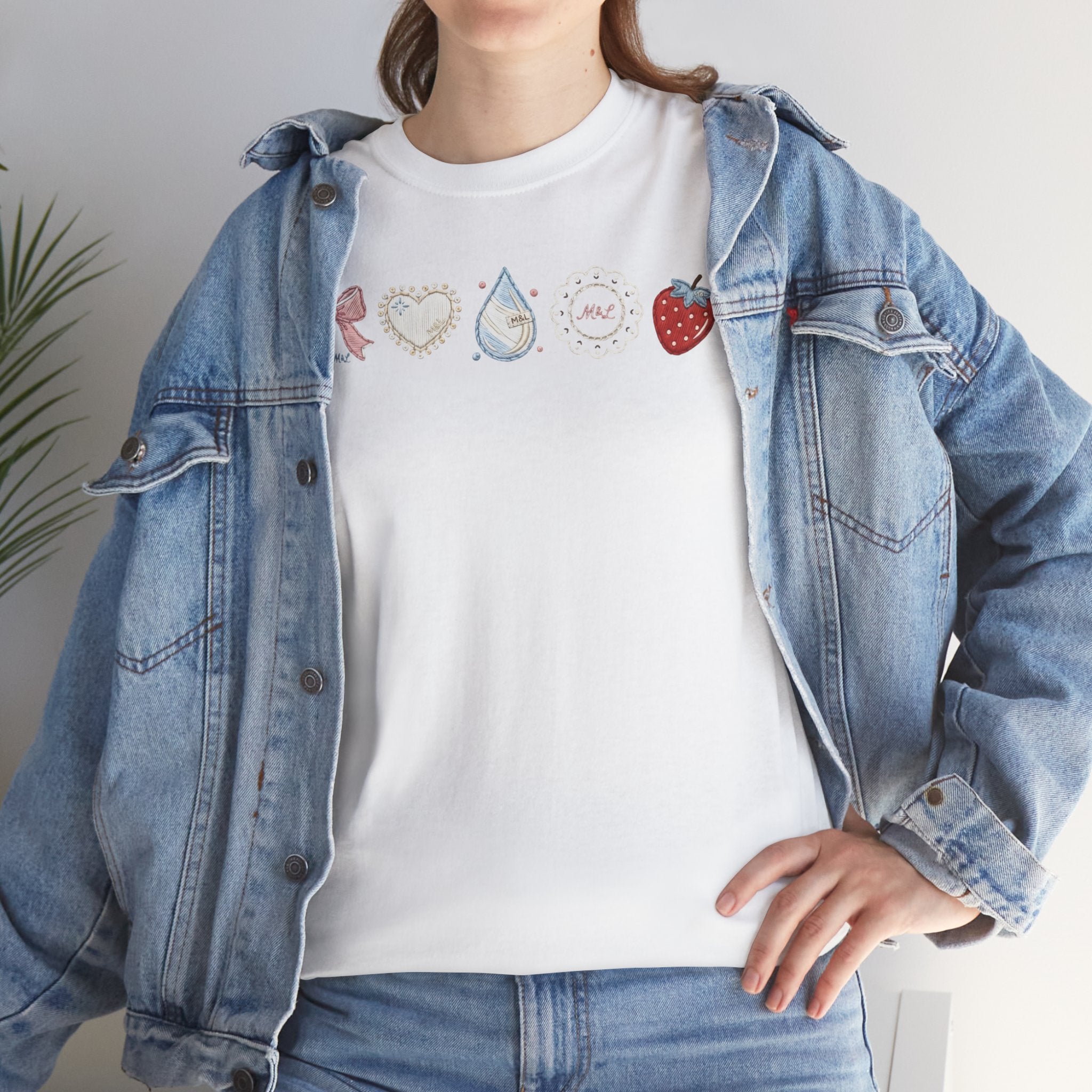 Pastel Cute Icons T-Shirt — Cute Pastel Icon Graphic Tee
