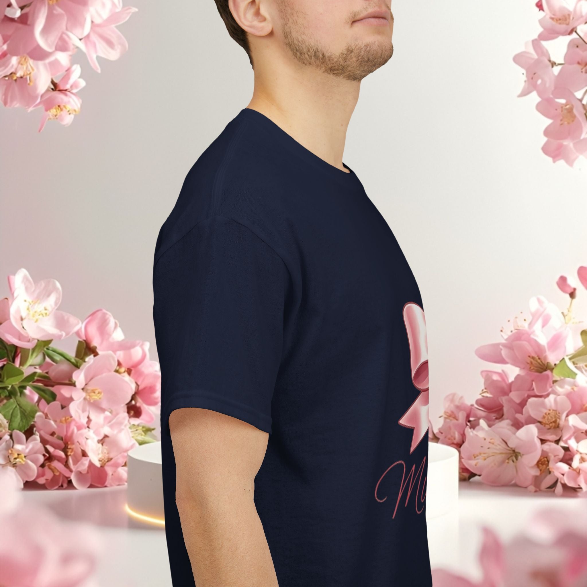 Pink Graphic Tee — Simple Minimalist Design