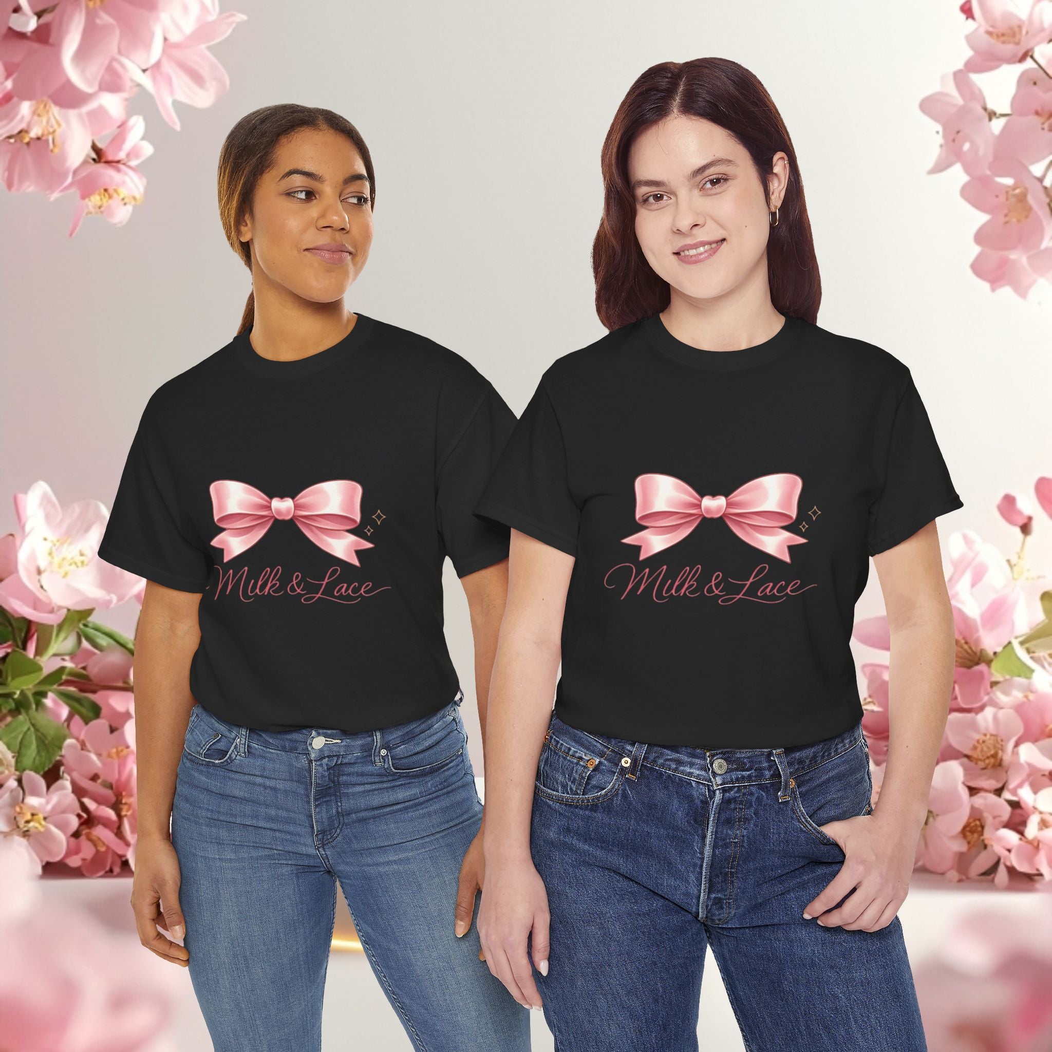 Pink Graphic Tee — Simple Minimalist Design