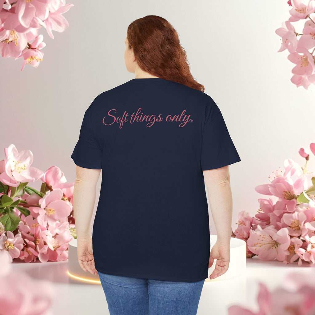 Pink Graphic Tee — Simple Minimalist Design