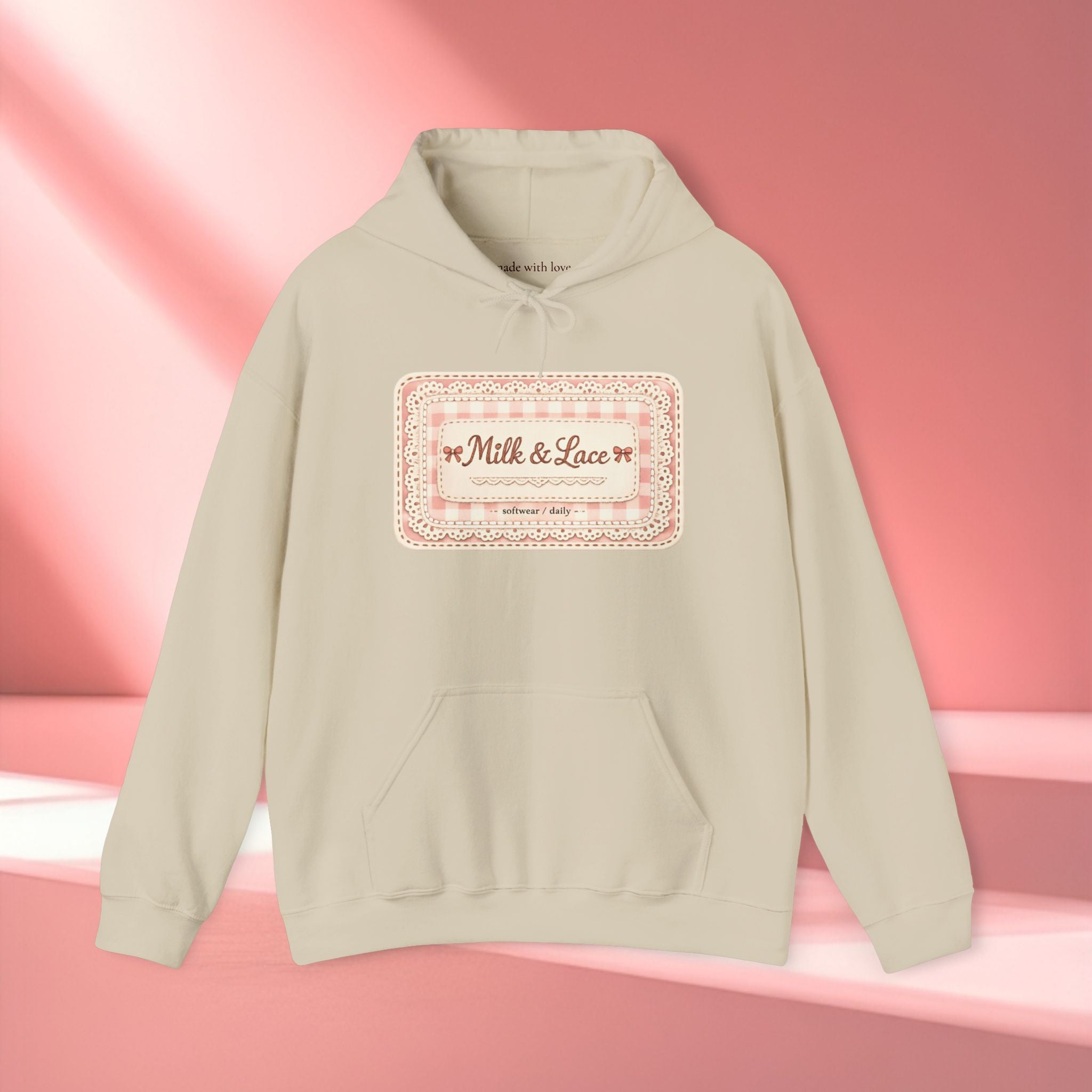 Vintage Floral Decorative Hoodie — Retro Flower Print Hooded Sweatshirt