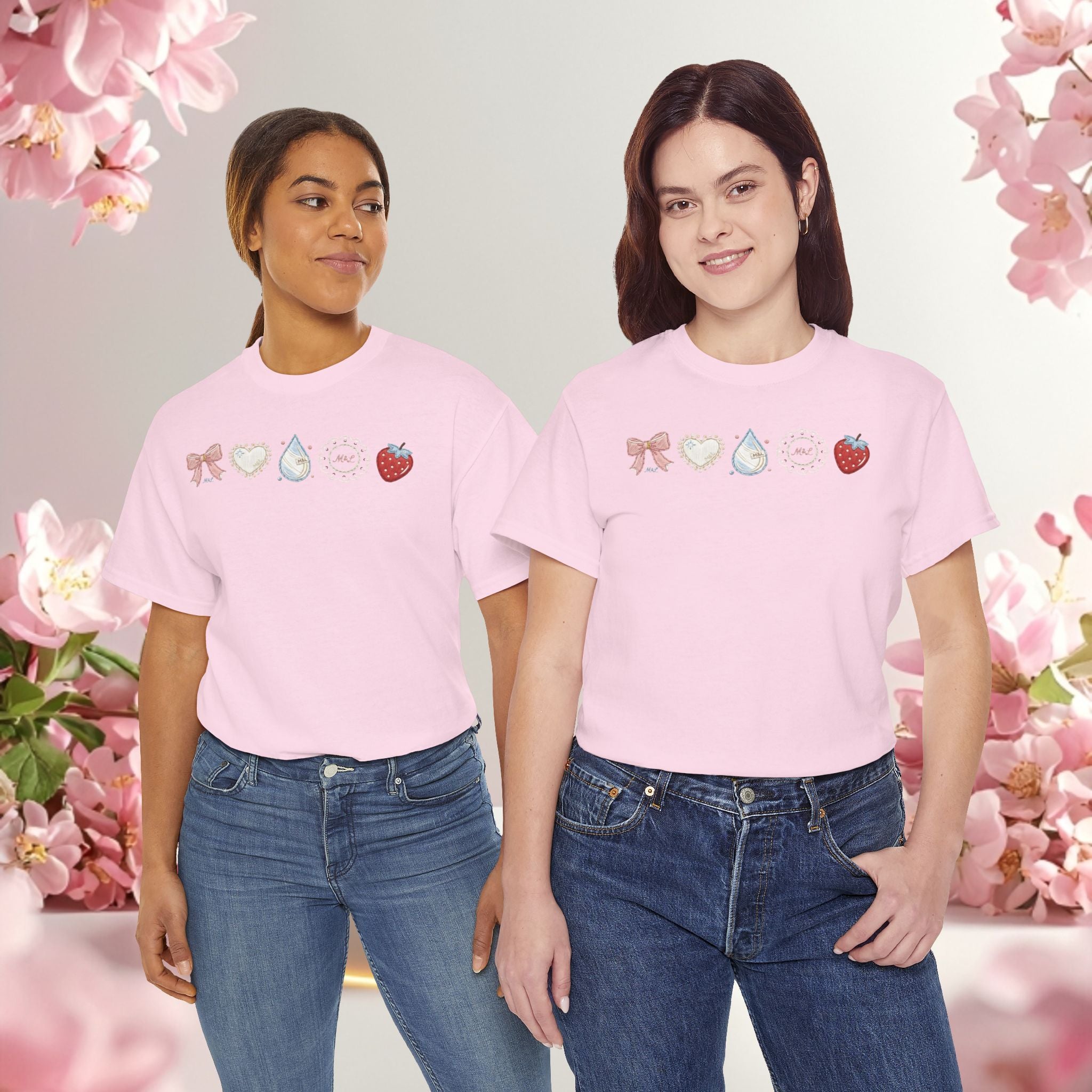 Pastel Cute Icons T-Shirt — Cute Pastel Icon Graphic Tee