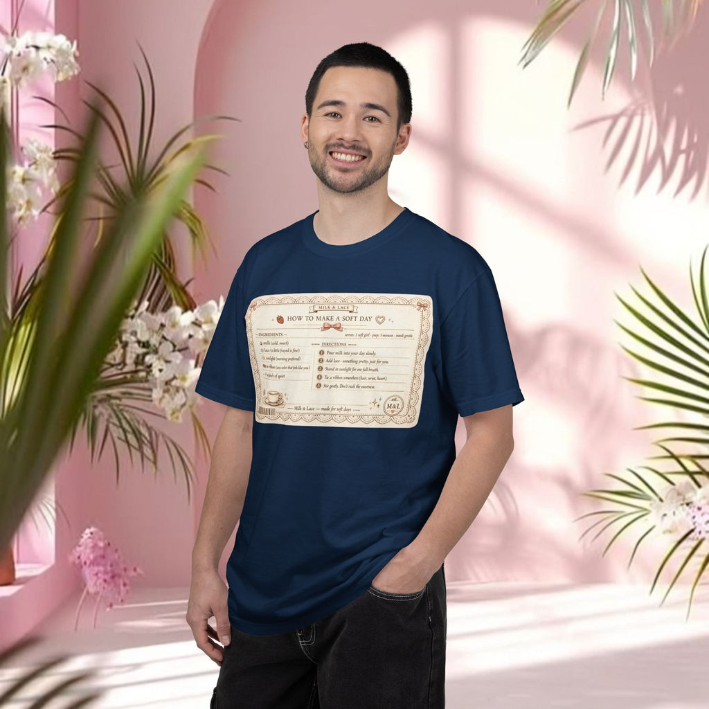 Vintage Tea-Recipe T-Shirt — "How to Make a Soft Day" Aesthetic Tee