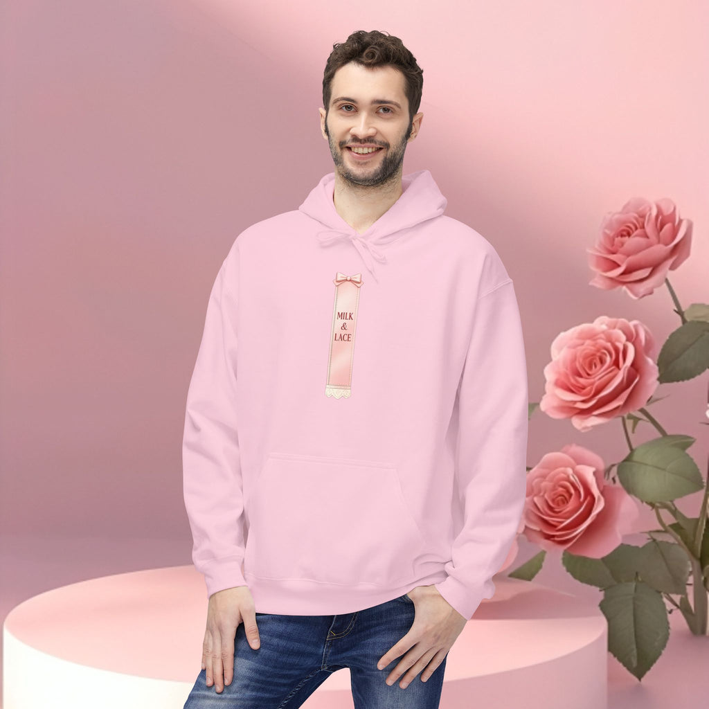 Pink Minimalist Feminine Hoodie