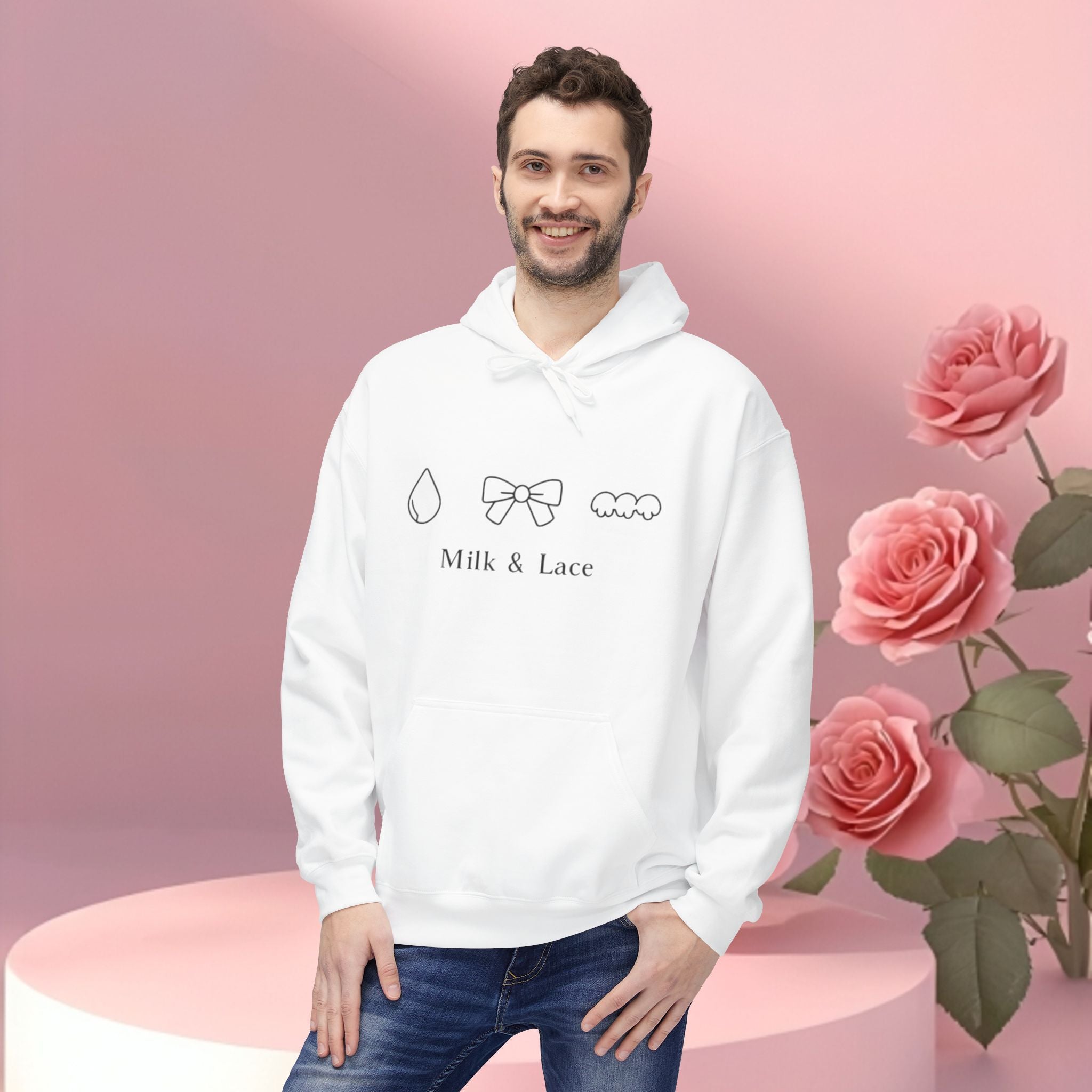 Minimal Authentic Hoodie — Quietly Sweet Fleece Pullover