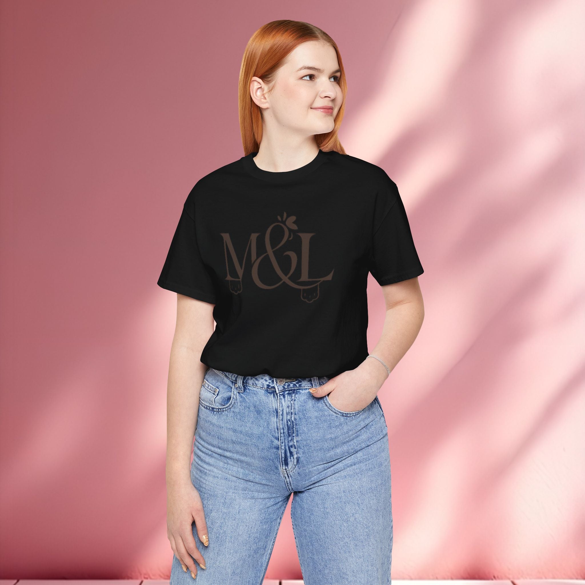 Romantic Feminine Brown Tee — Romance Graphic T-Shirt