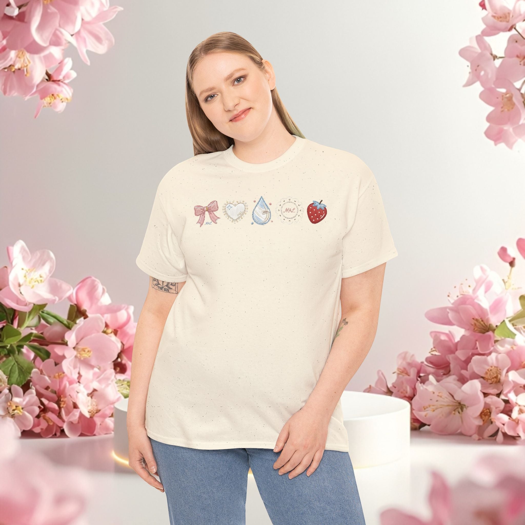 Pastel Cute Icons T-Shirt — Cute Pastel Icon Graphic Tee