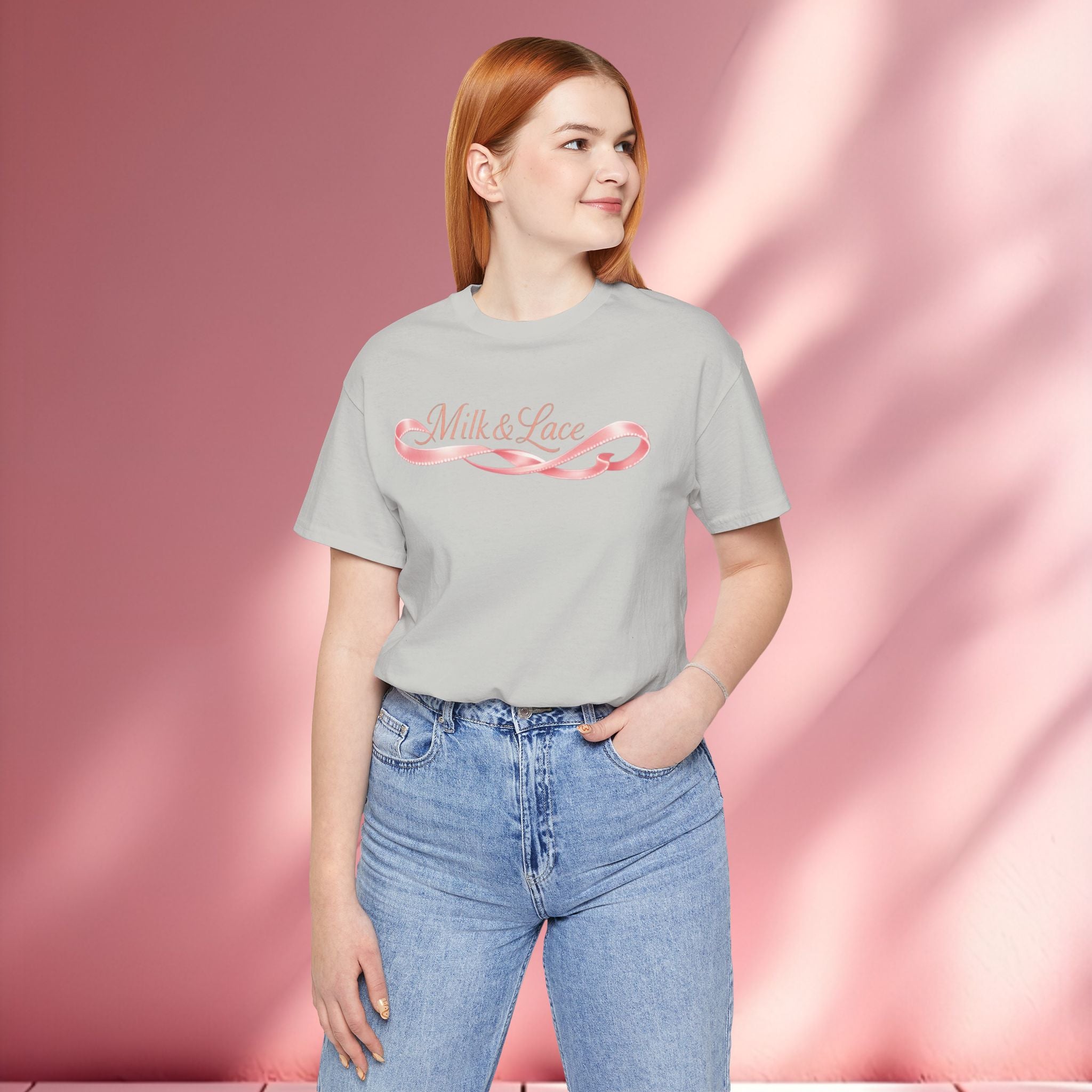 Casual Pink Graphic T-Shirt — Women's Casual Pink Tee