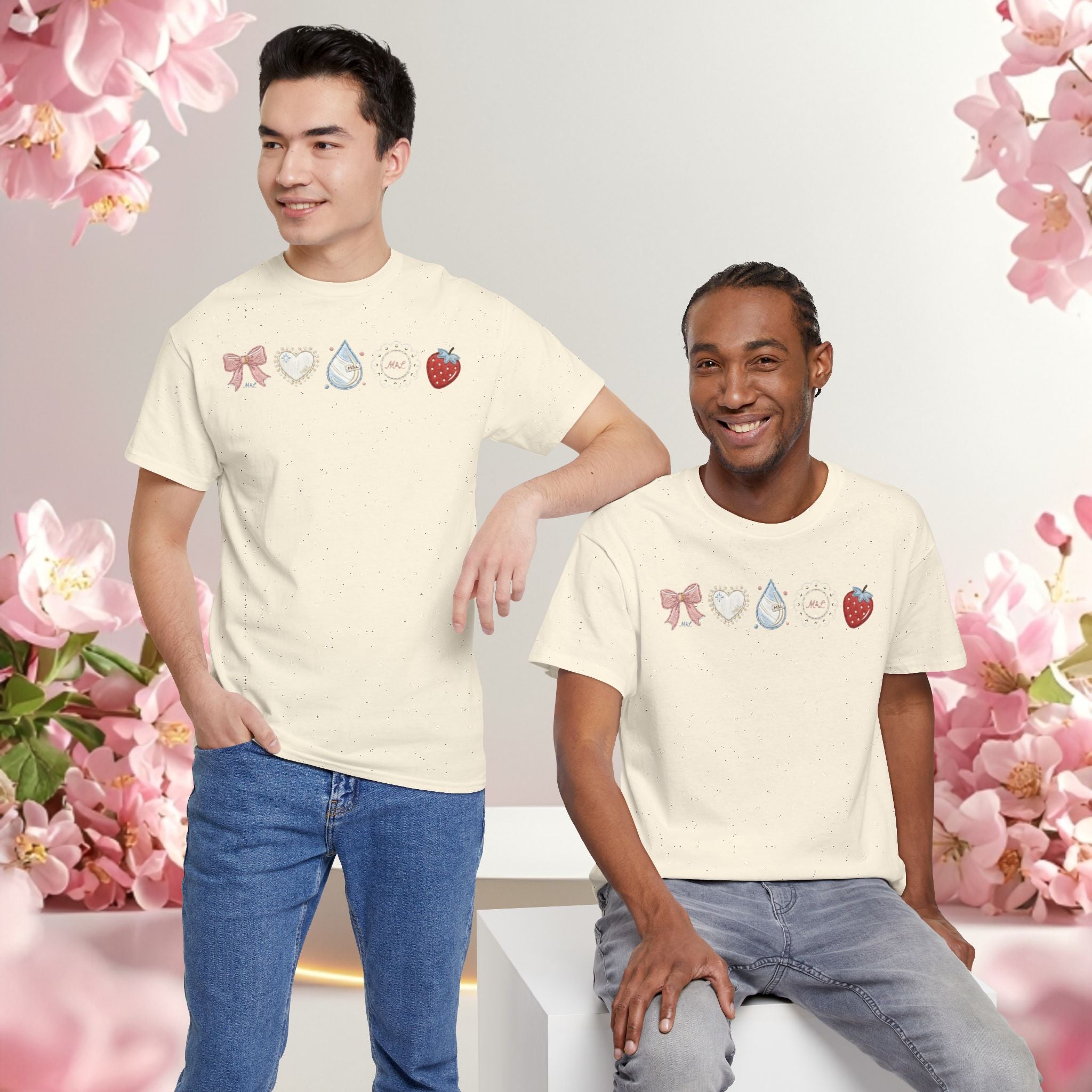 Pastel Cute Icons T-Shirt — Cute Pastel Icon Graphic Tee