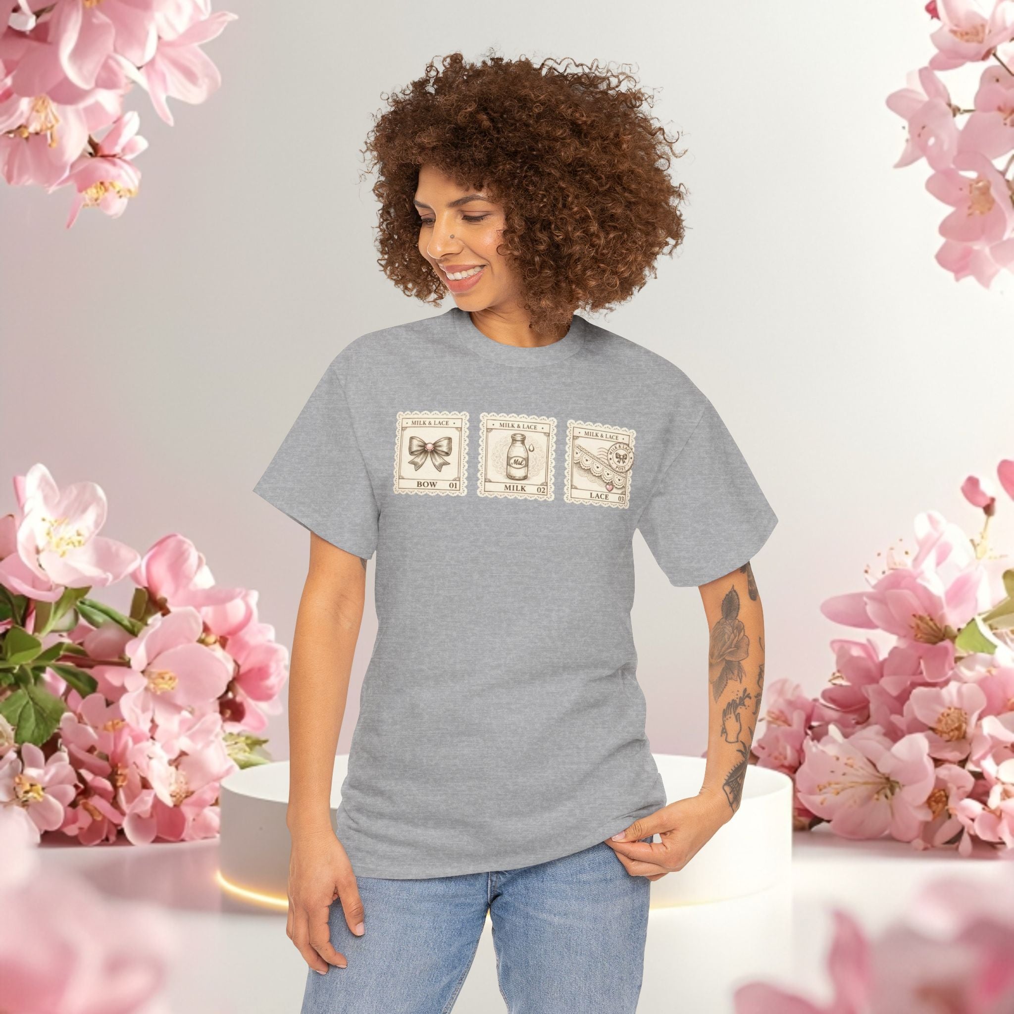 Vintage Botanical Stamp T-Shirt